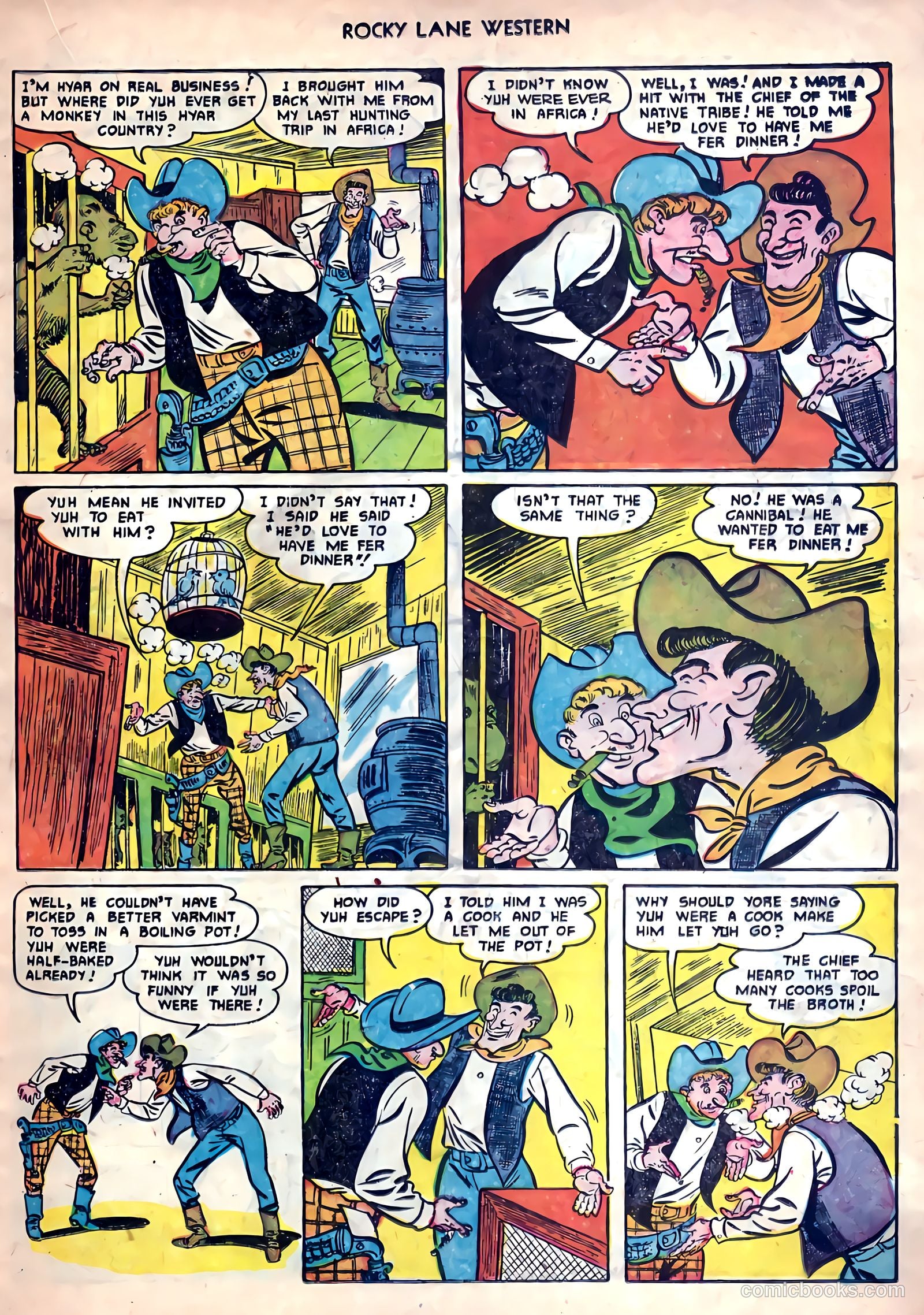 Rocky Lane Western #26 — page 21 of 38
