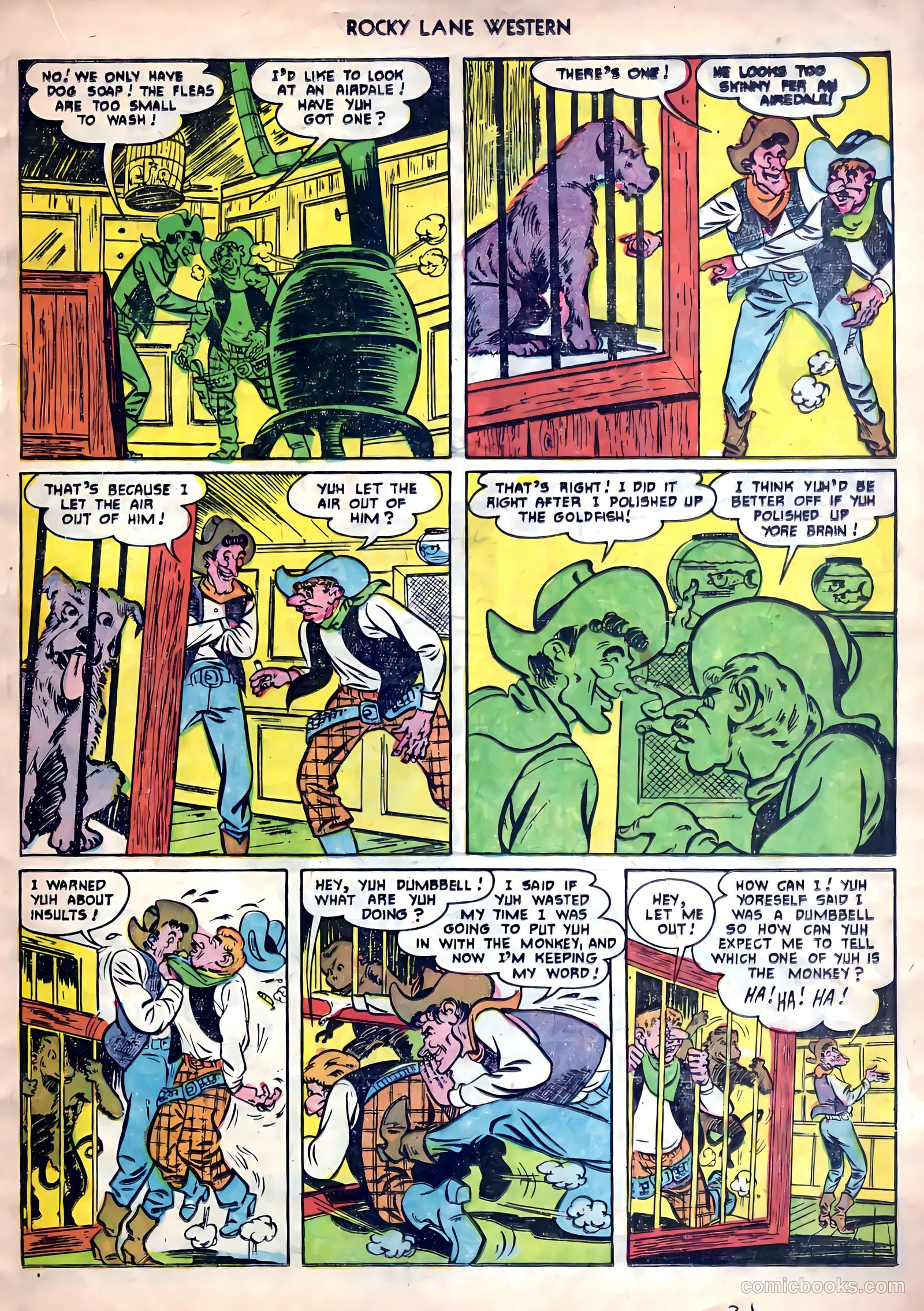 Rocky Lane Western #26 — page 23 of 38