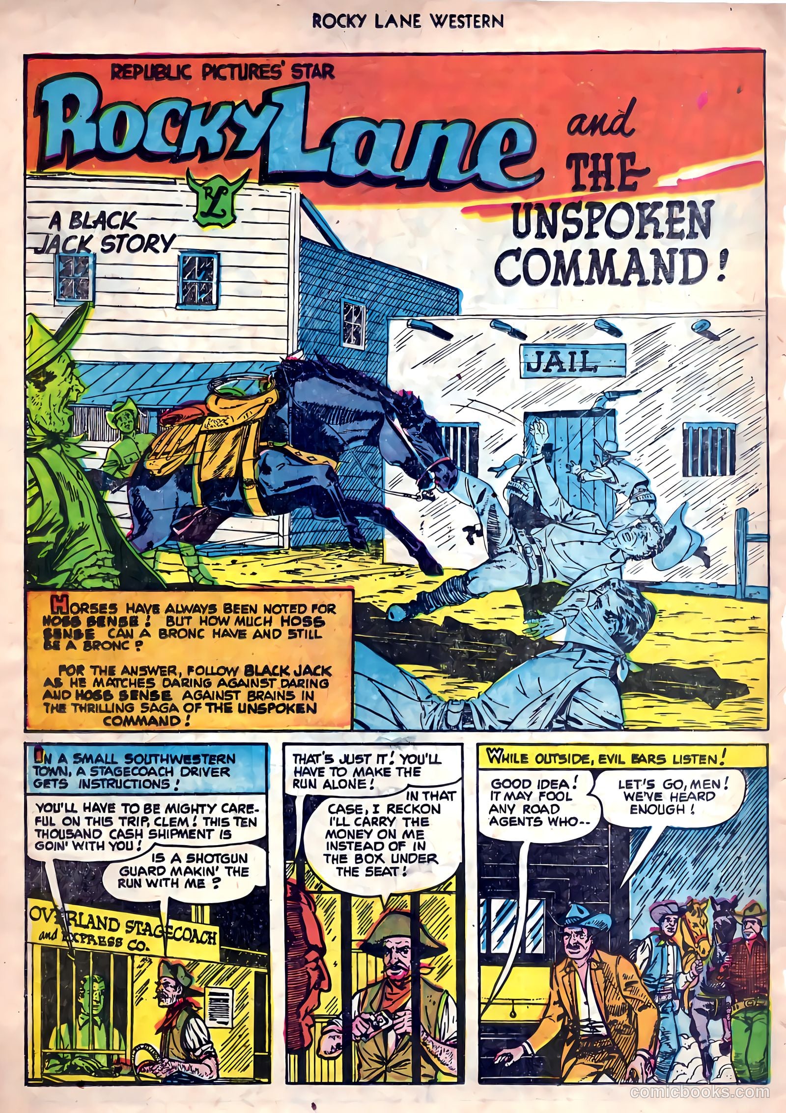 Rocky Lane Western #26 — page 28 of 38