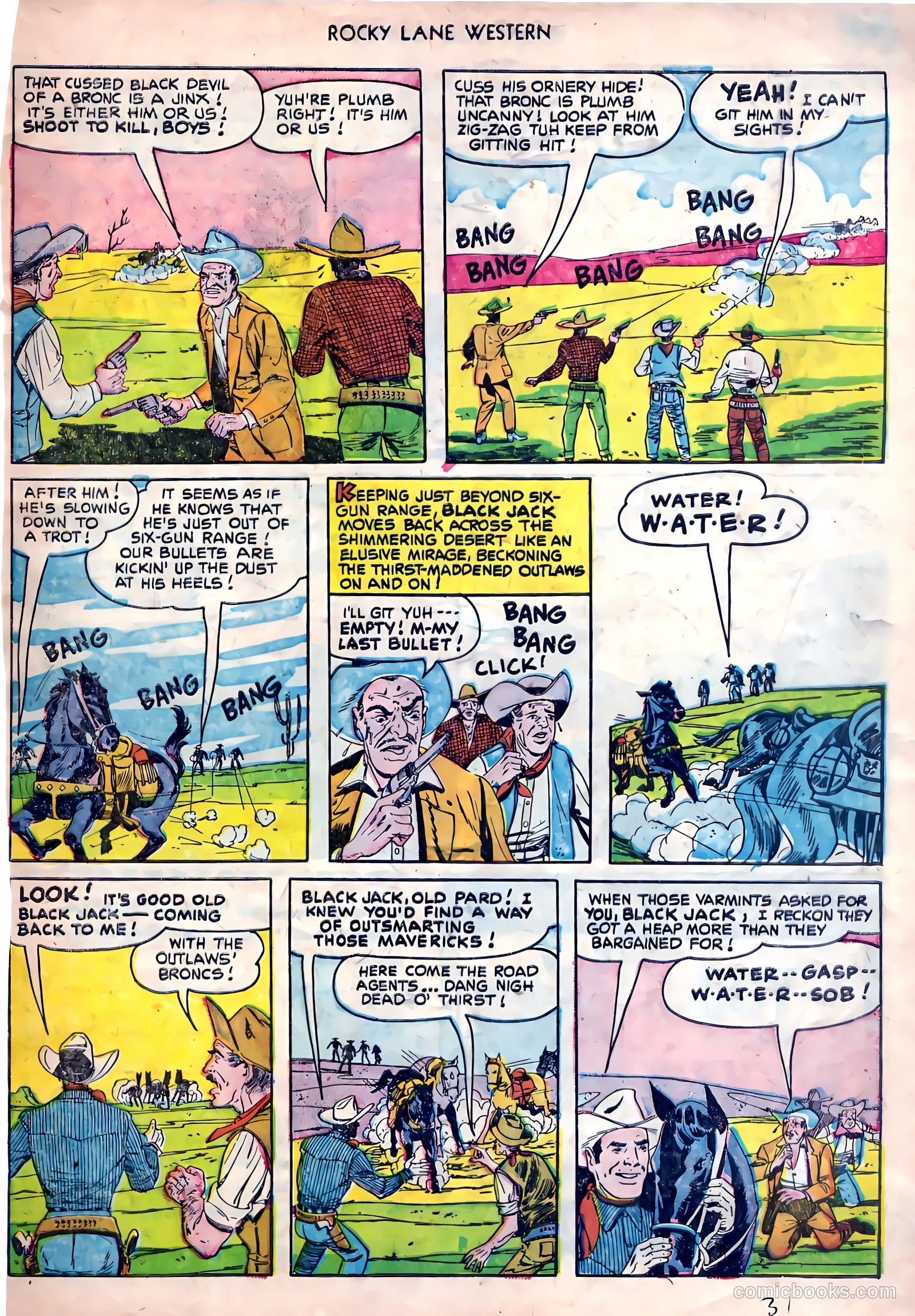 Rocky Lane Western #26 — page 33 of 38