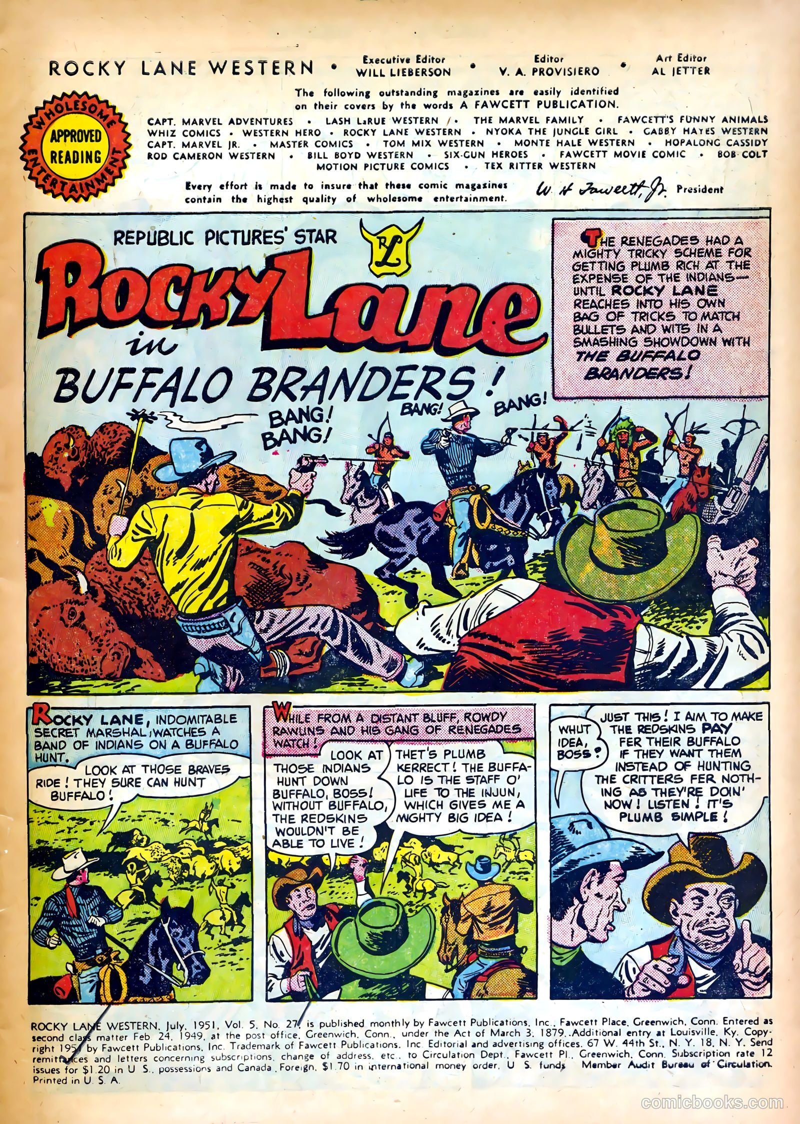 Rocky Lane Western #27 — page 3 of 36