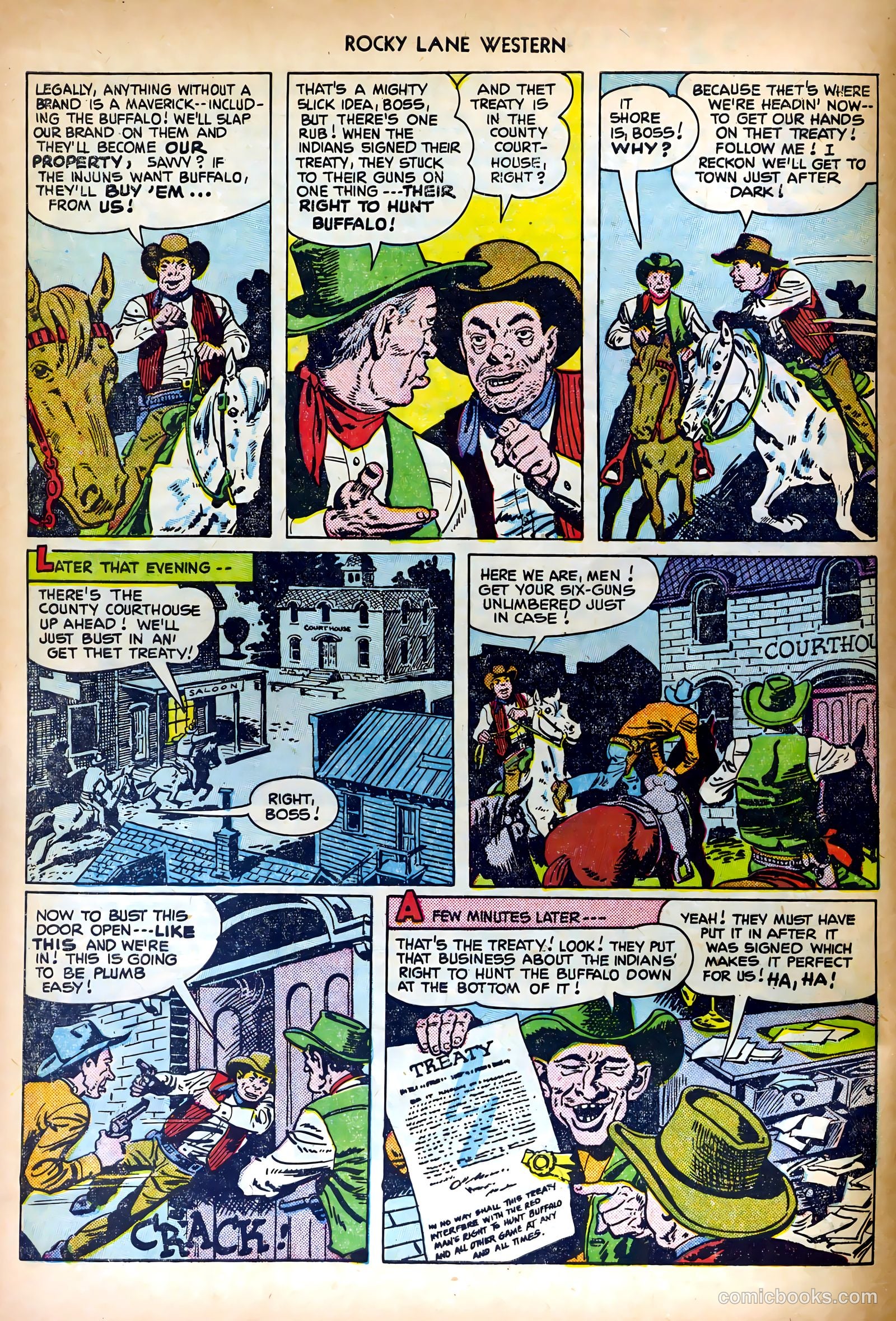 Rocky Lane Western #27 — page 4 of 36