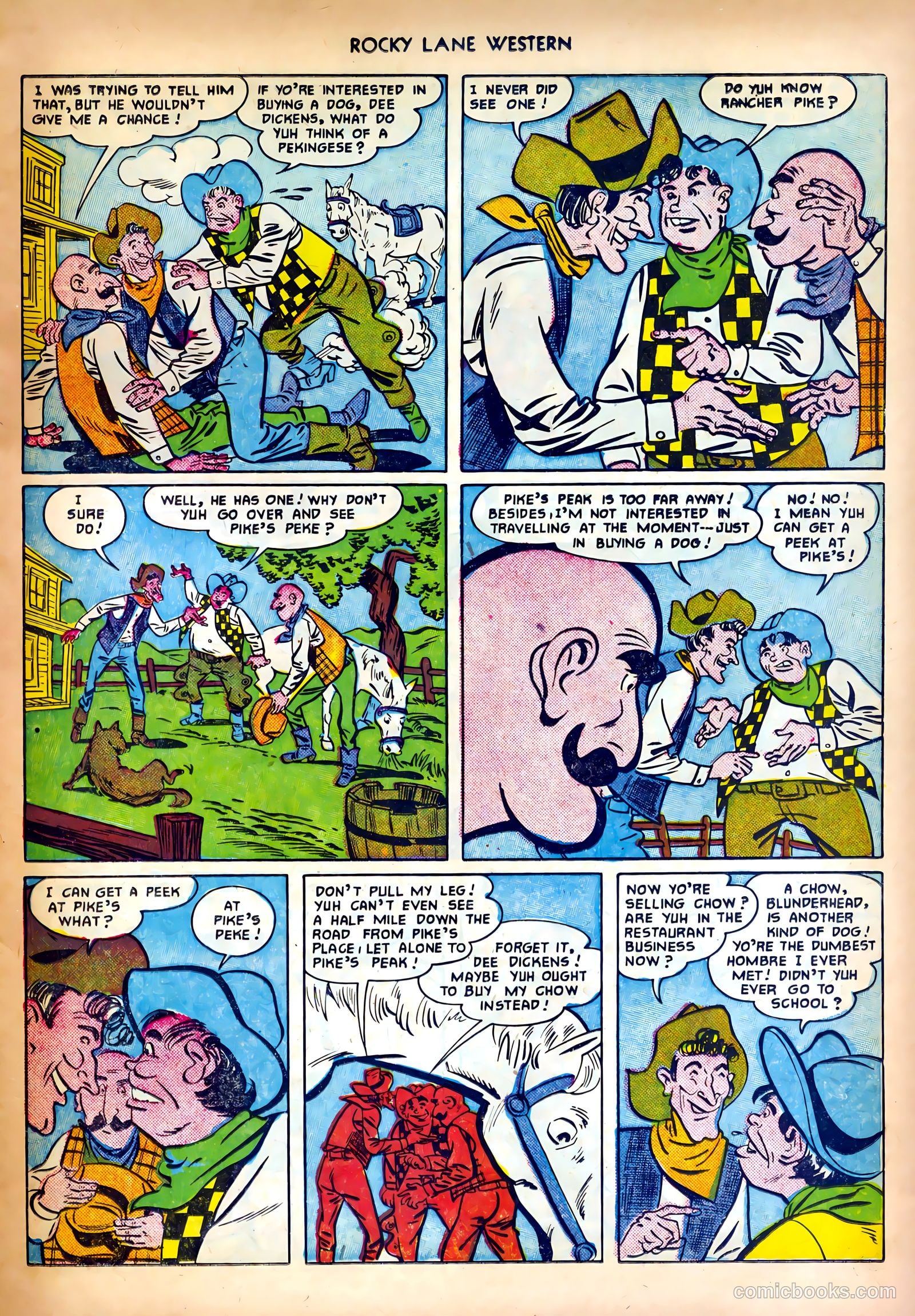 Rocky Lane Western #27 — page 11 of 36