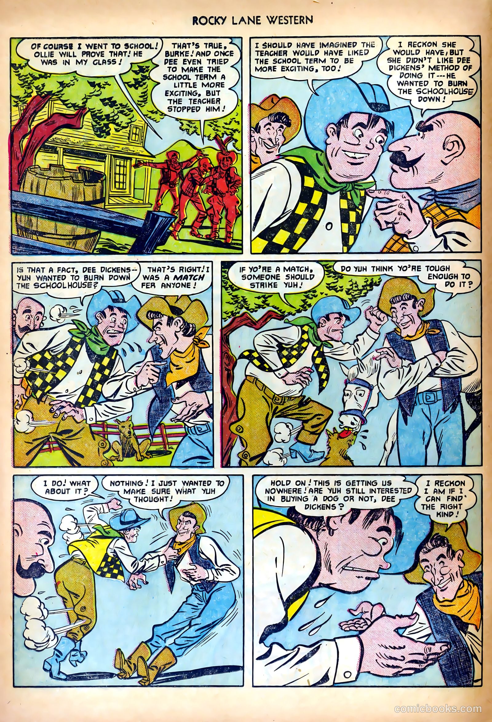 Rocky Lane Western #27 — page 12 of 36