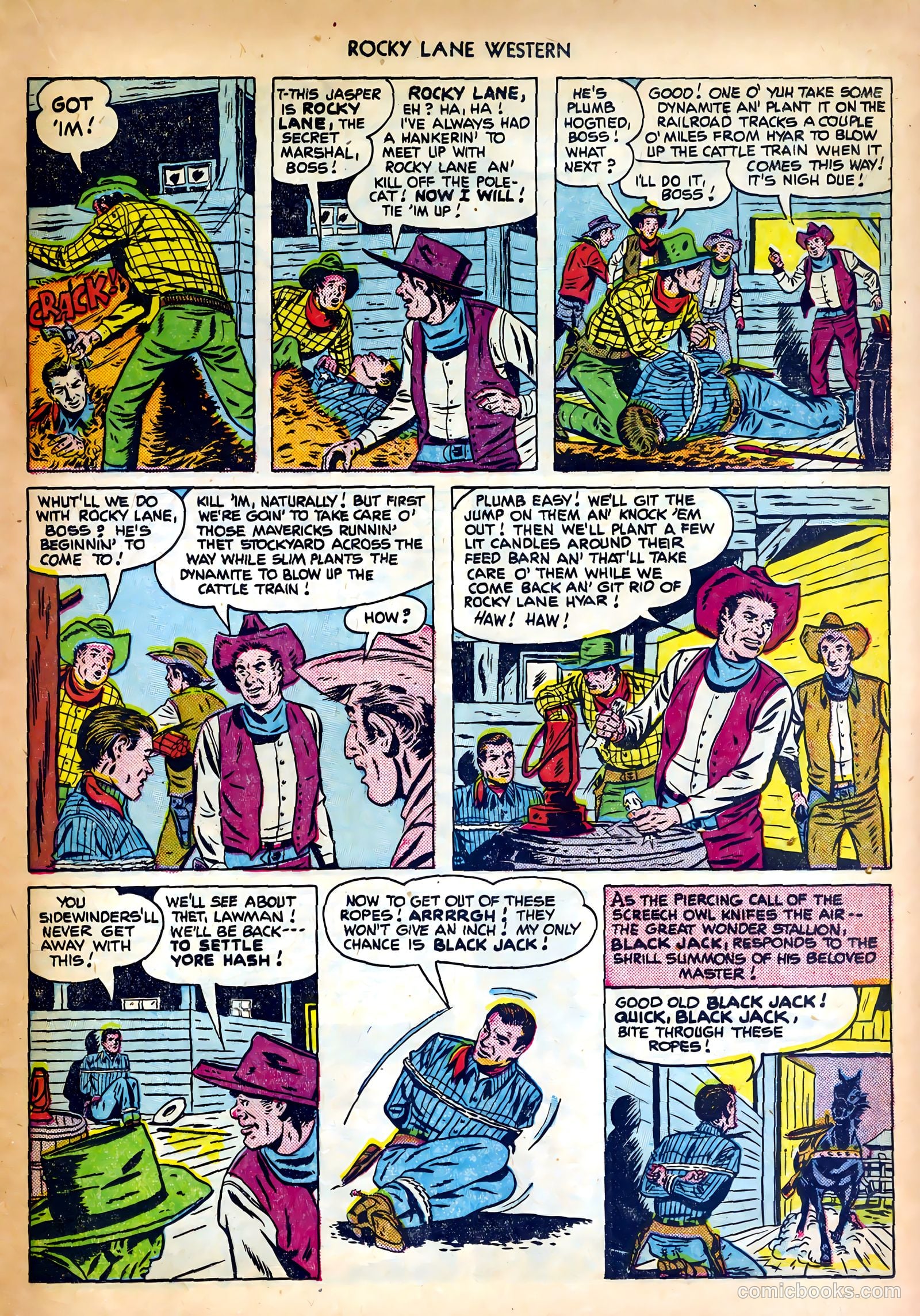 Rocky Lane Western #27 — page 17 of 36