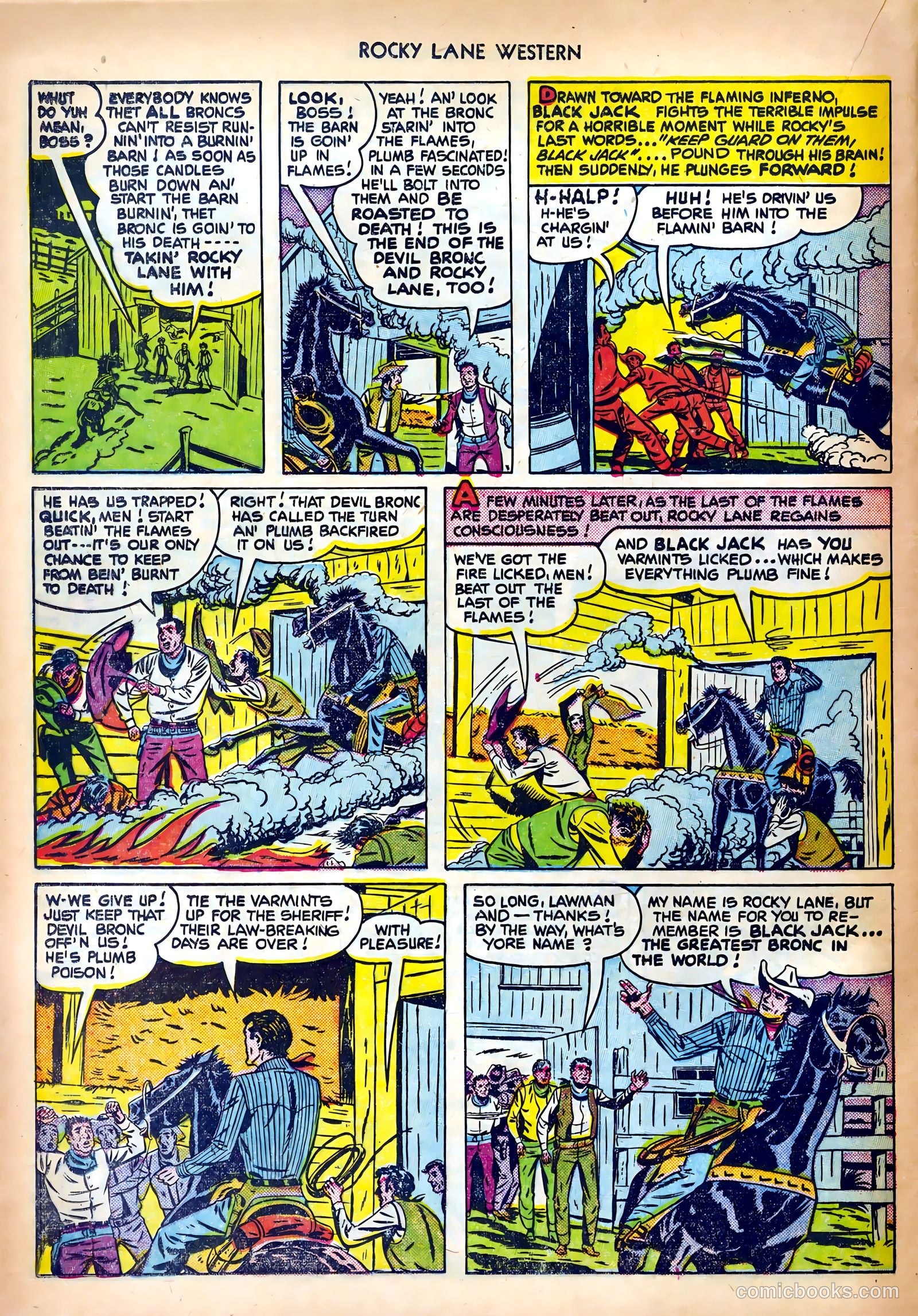 Rocky Lane Western #27 — page 20 of 36