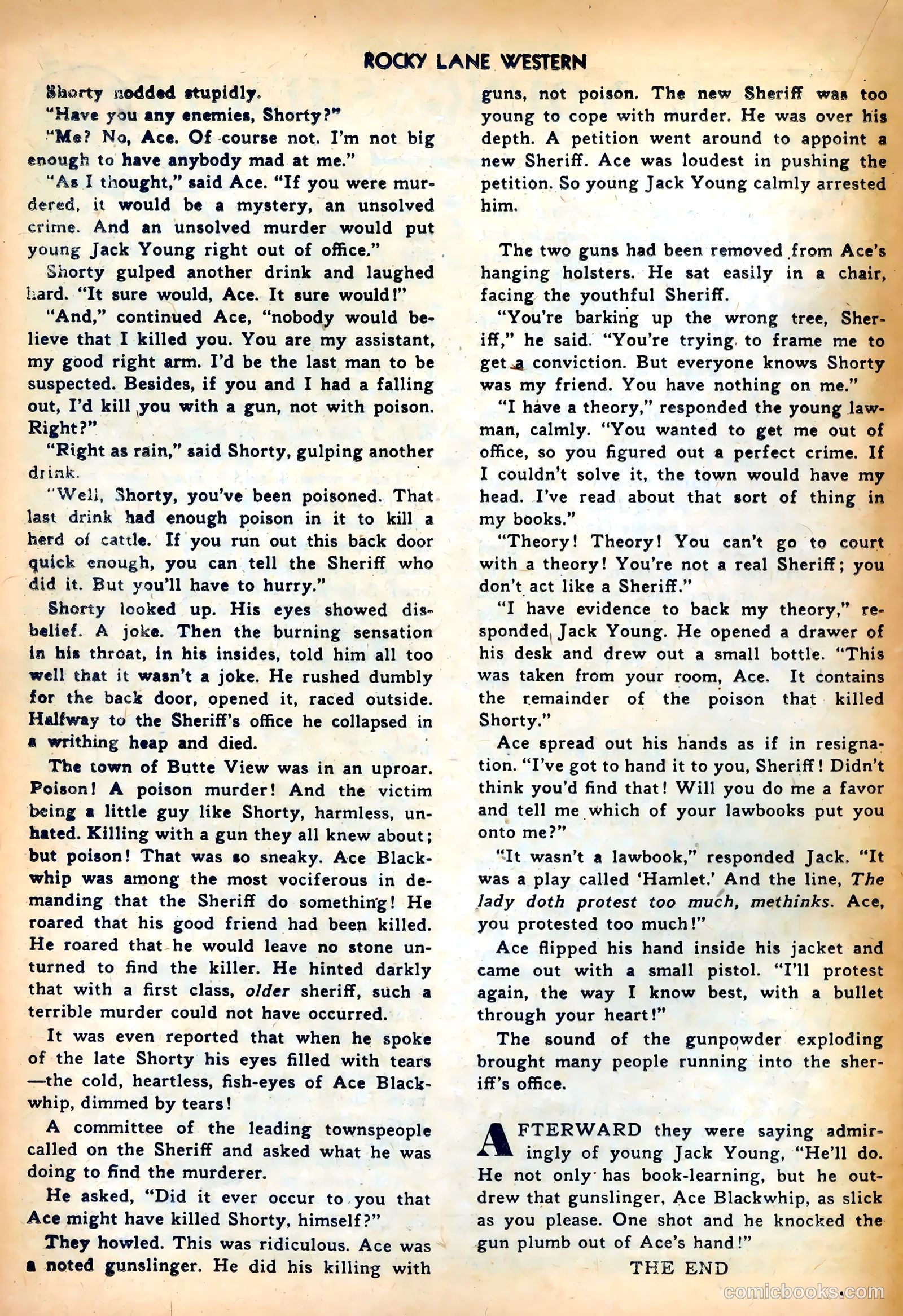 Rocky Lane Western #27 — page 22 of 36