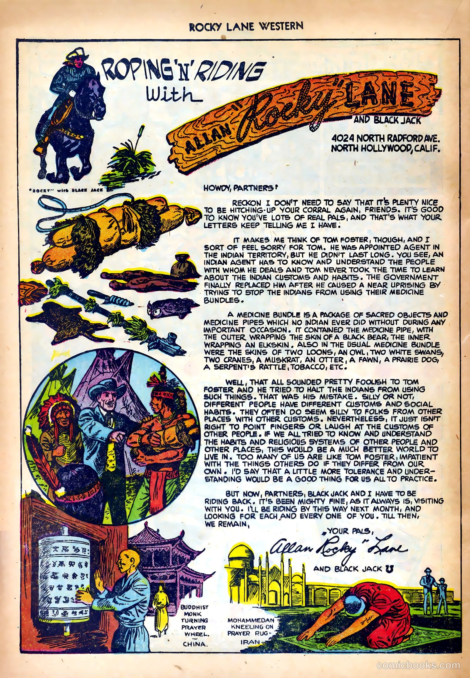 Rocky Lane Western #27 — page 24 of 36