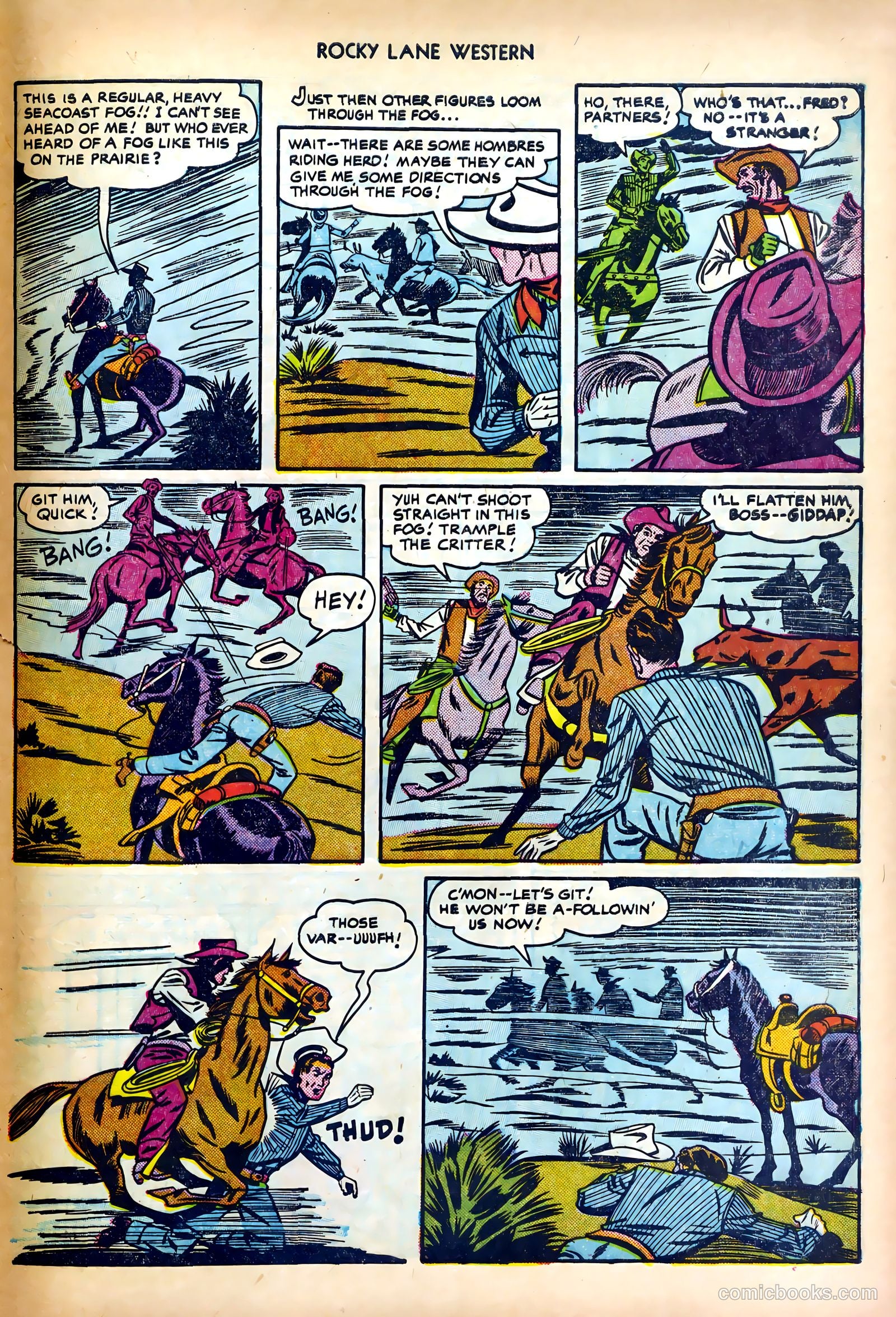 Rocky Lane Western #27 — page 29 of 36