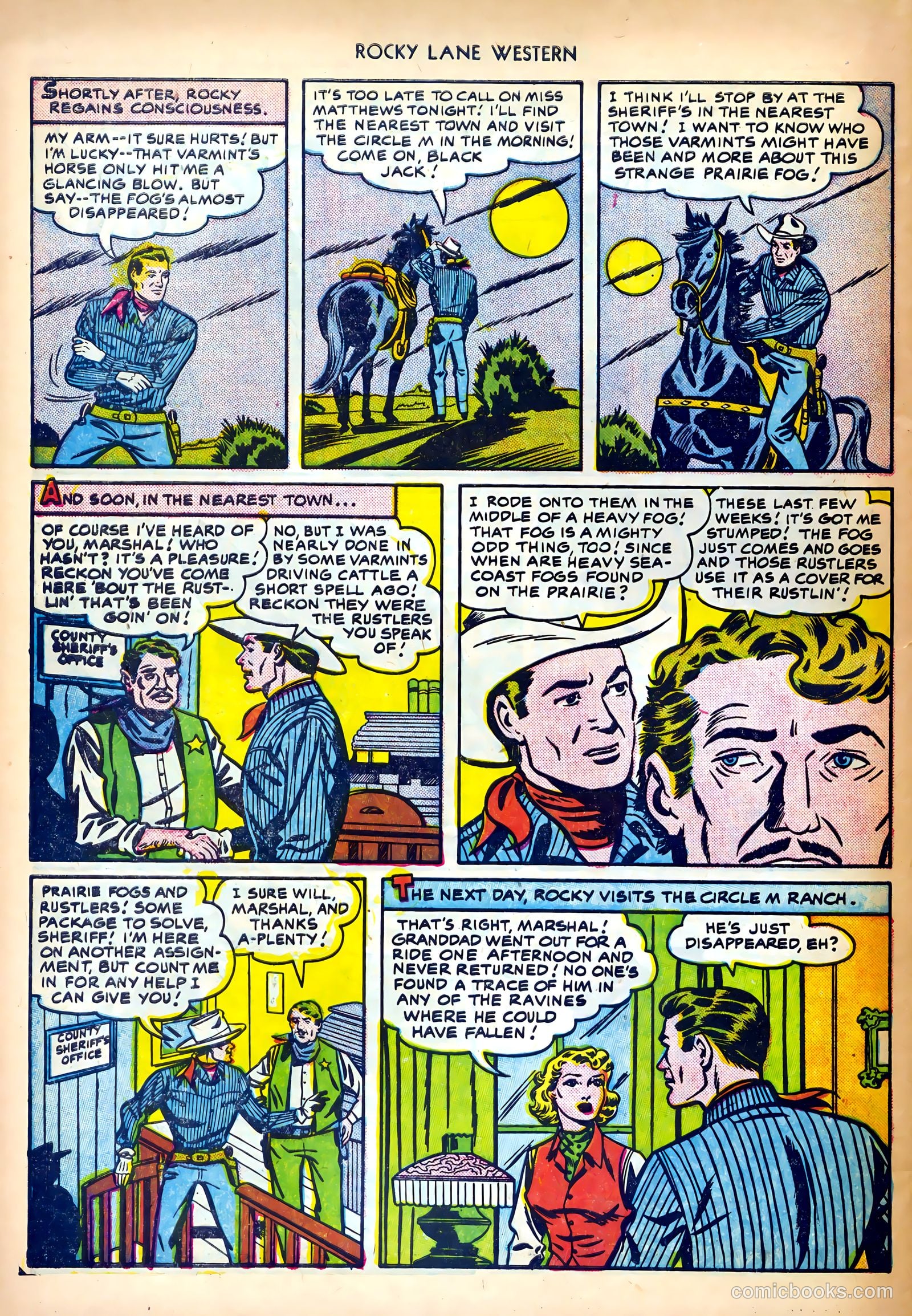 Rocky Lane Western #27 — page 30 of 36