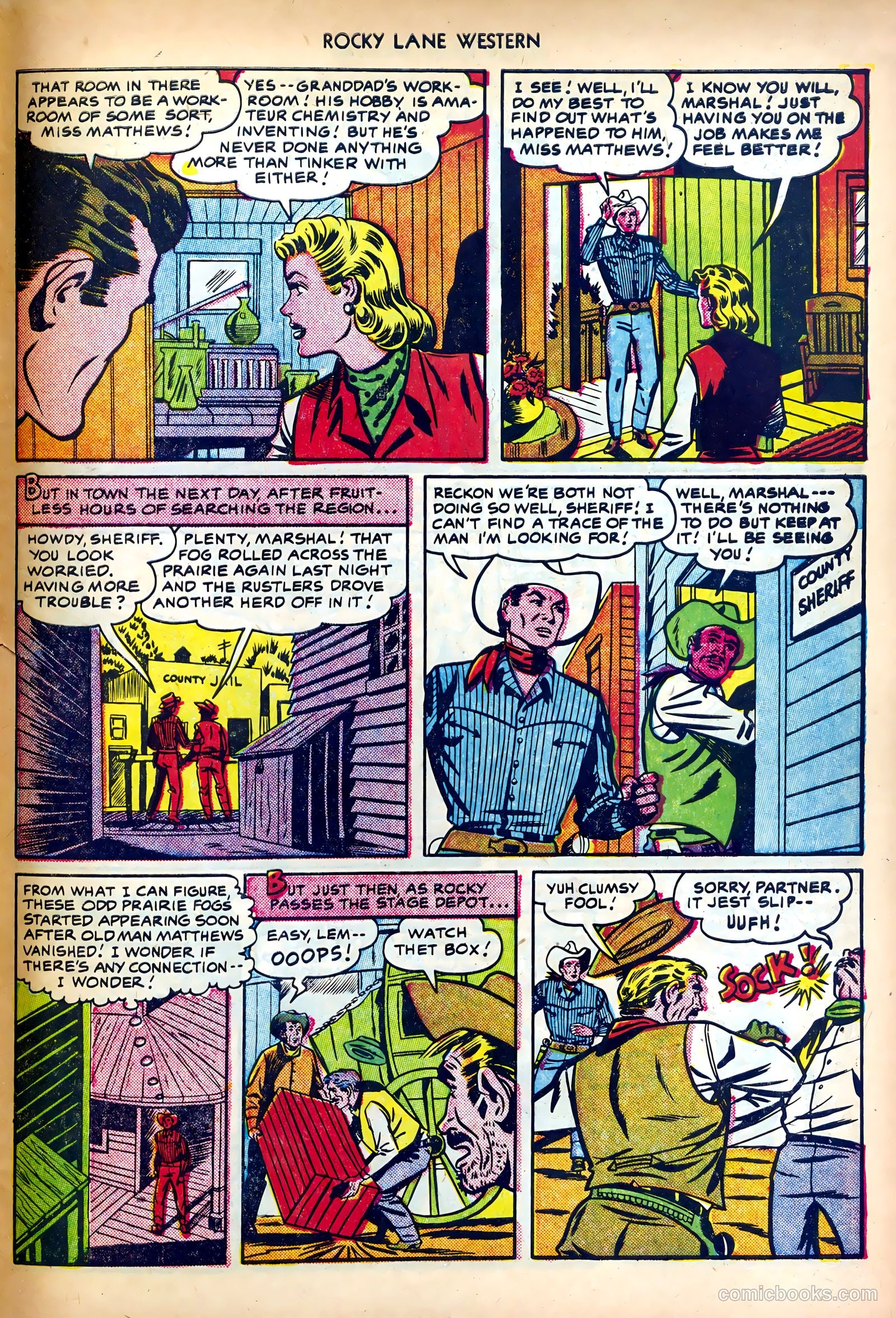 Rocky Lane Western #27 — page 31 of 36