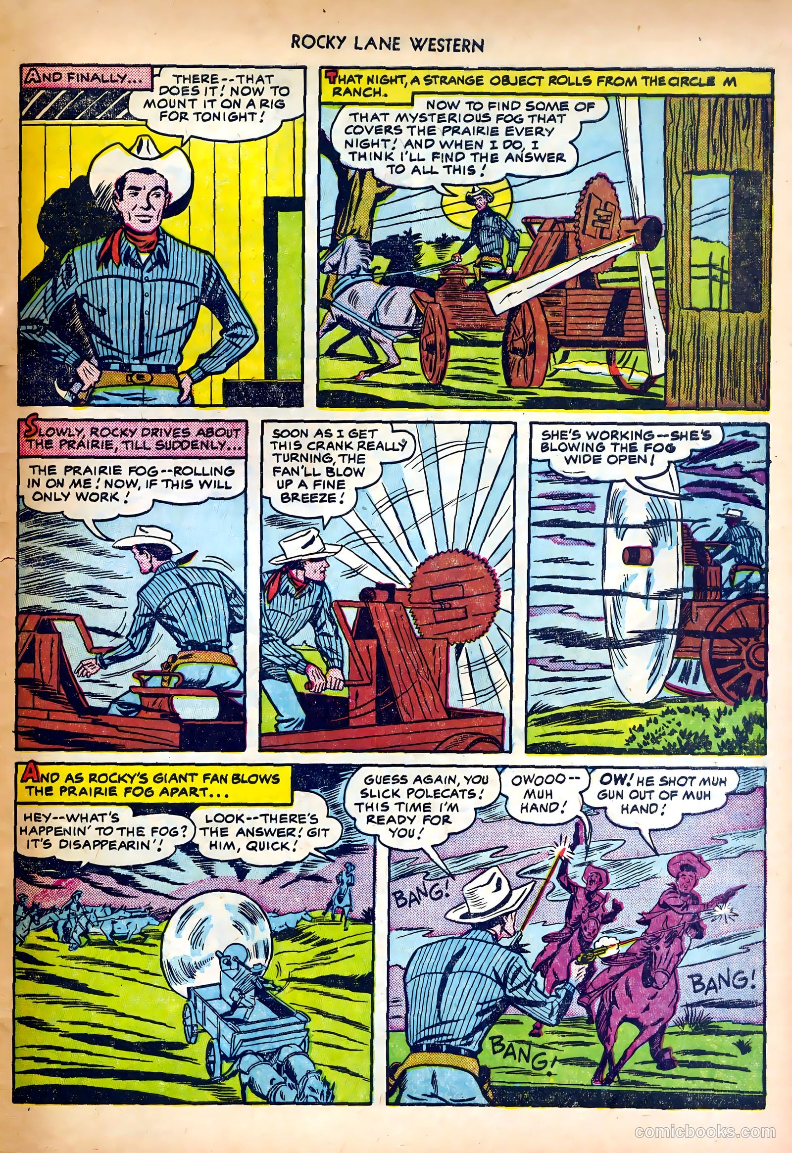 Rocky Lane Western #27 — page 33 of 36