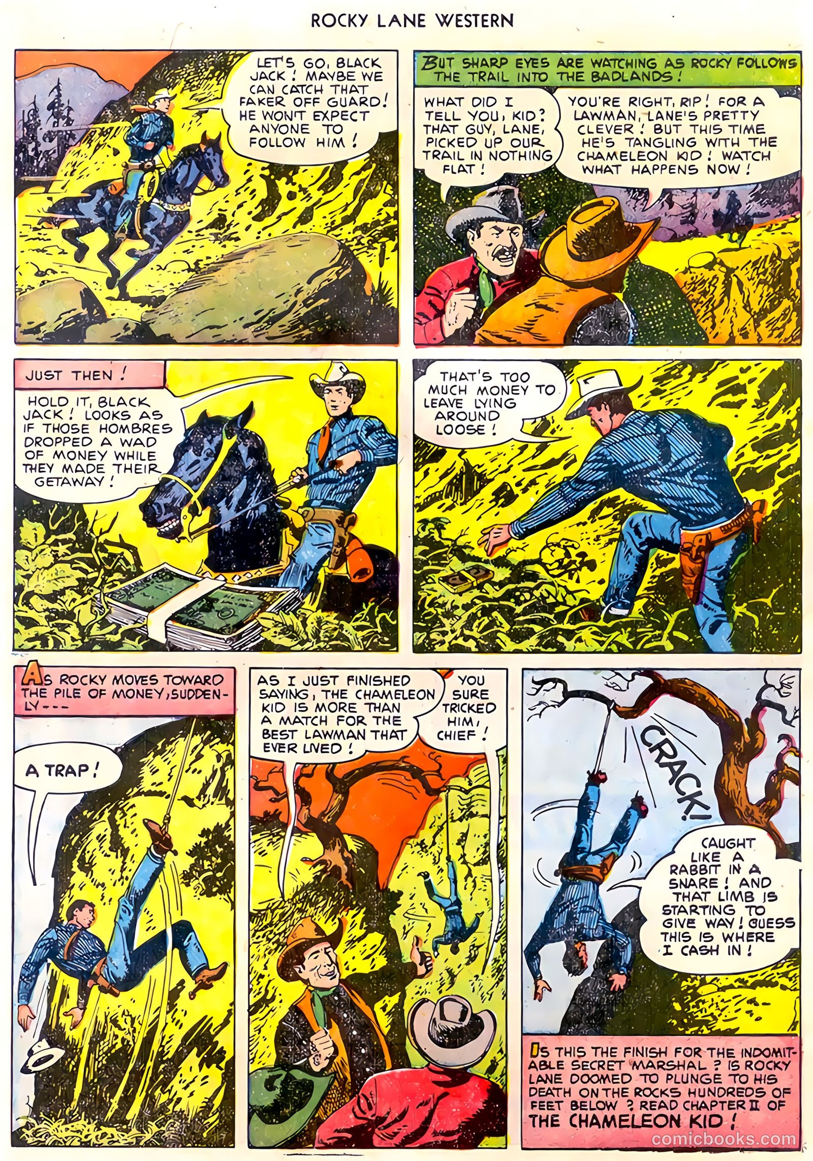 Rocky Lane Western #30 — page 9 of 36