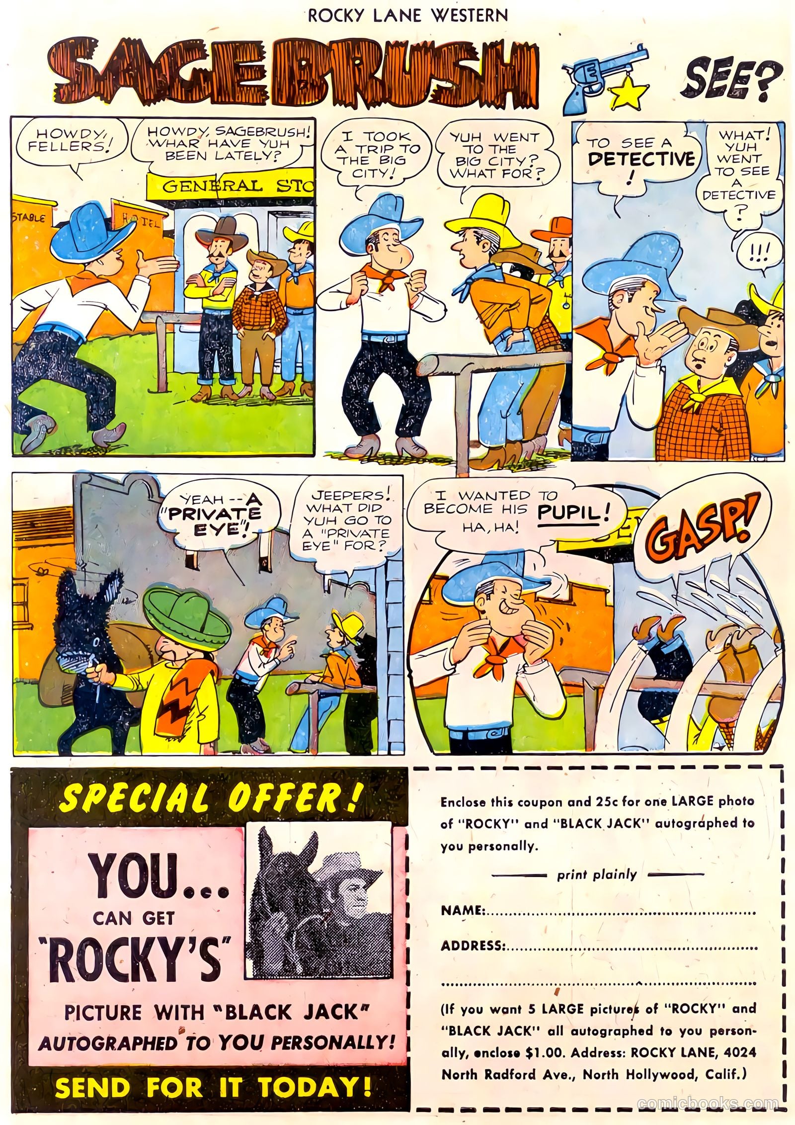 Rocky Lane Western #30 — page 10 of 36