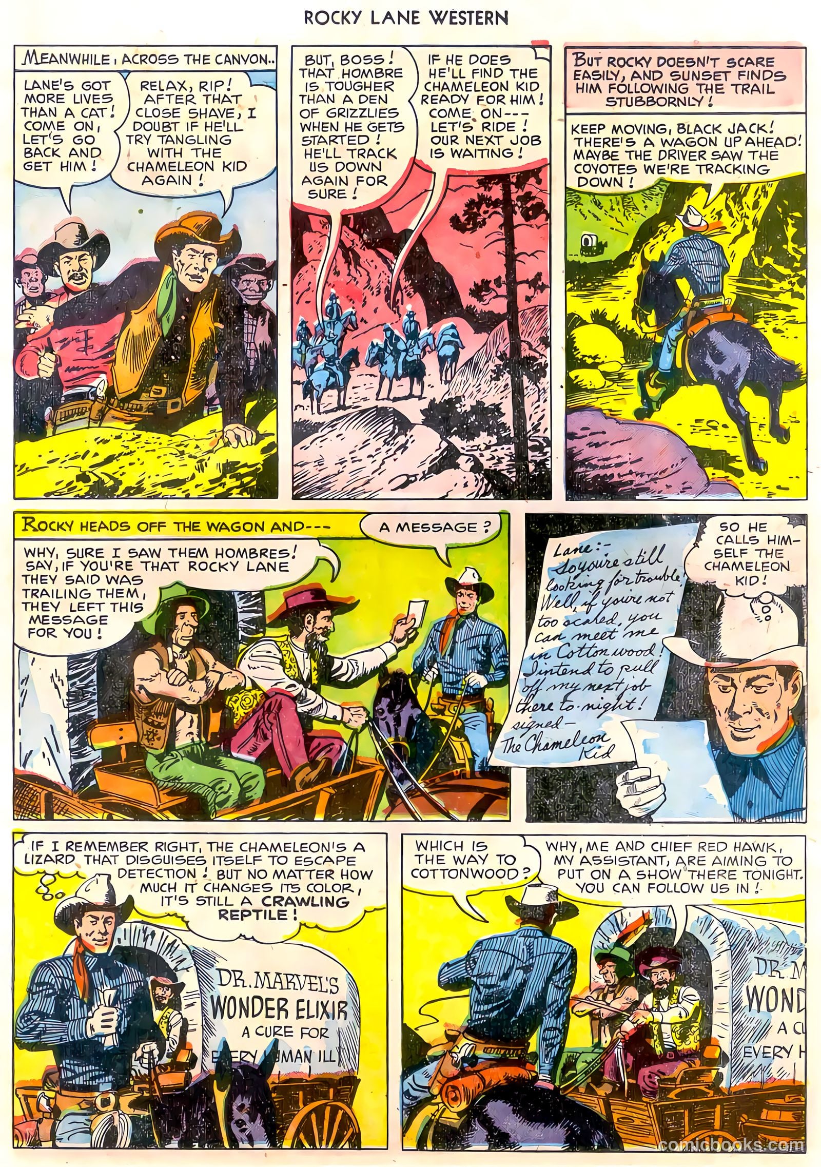 Rocky Lane Western #30 — page 17 of 36