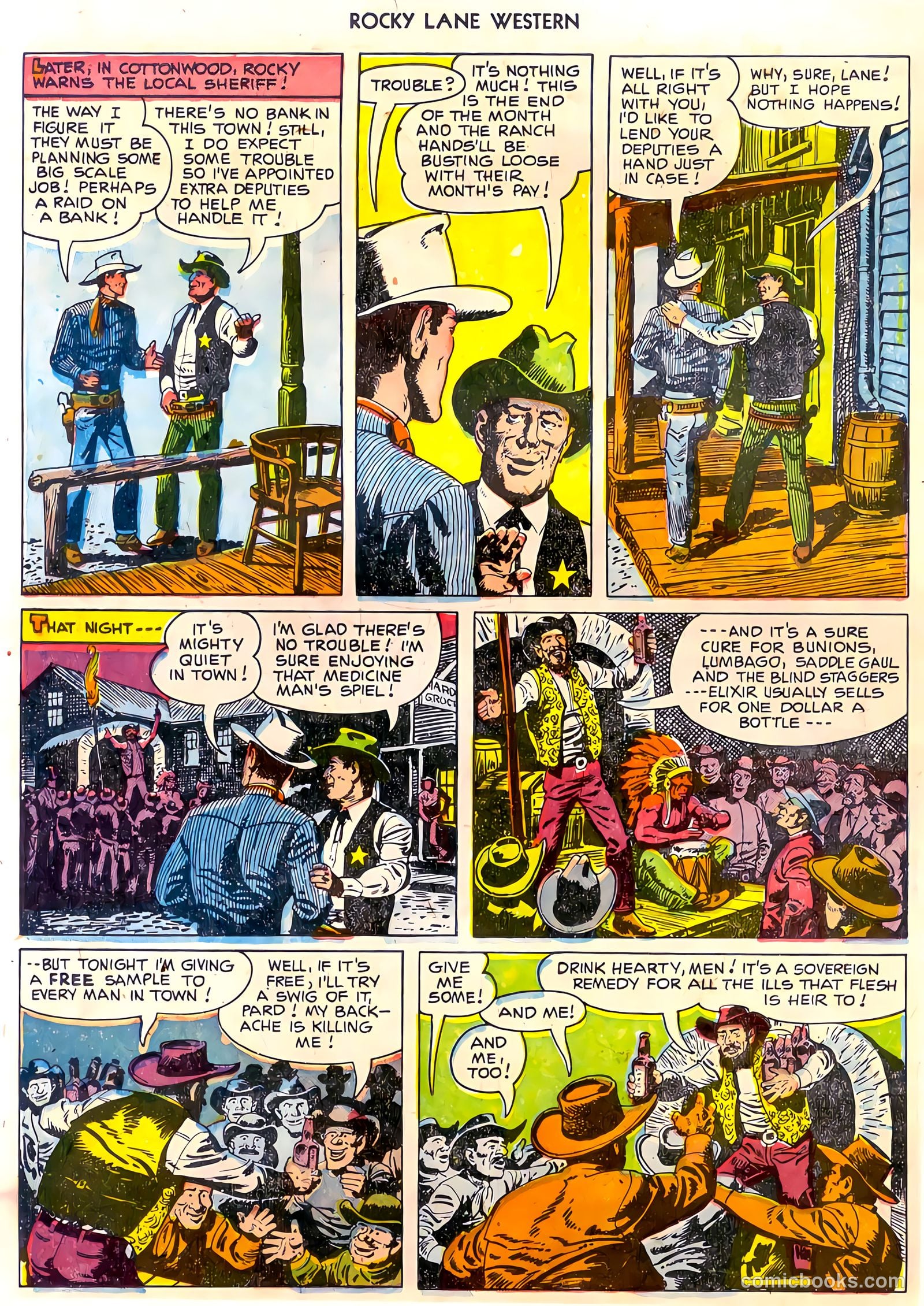 Rocky Lane Western #30 — page 18 of 36