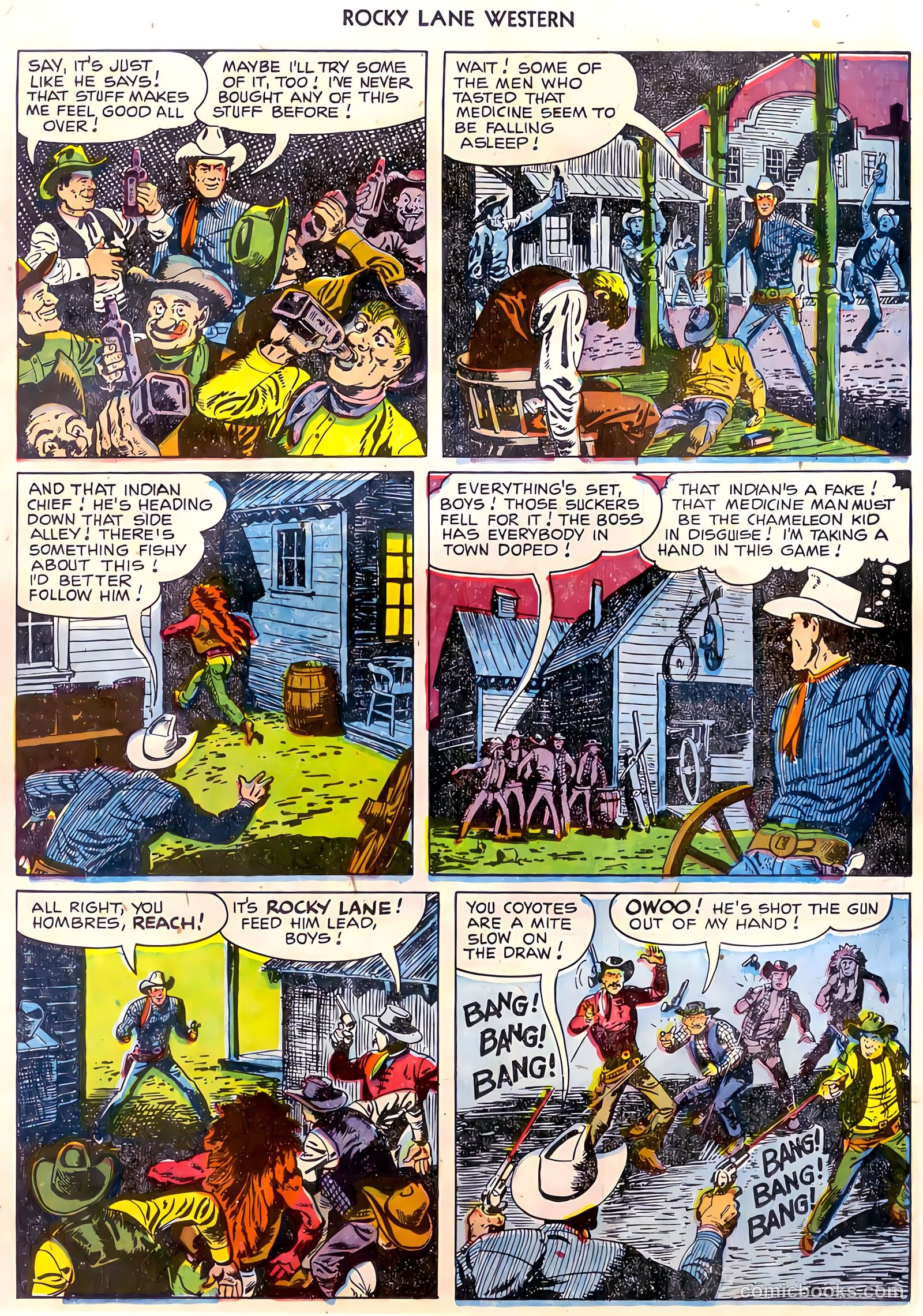 Rocky Lane Western #30 — page 19 of 36