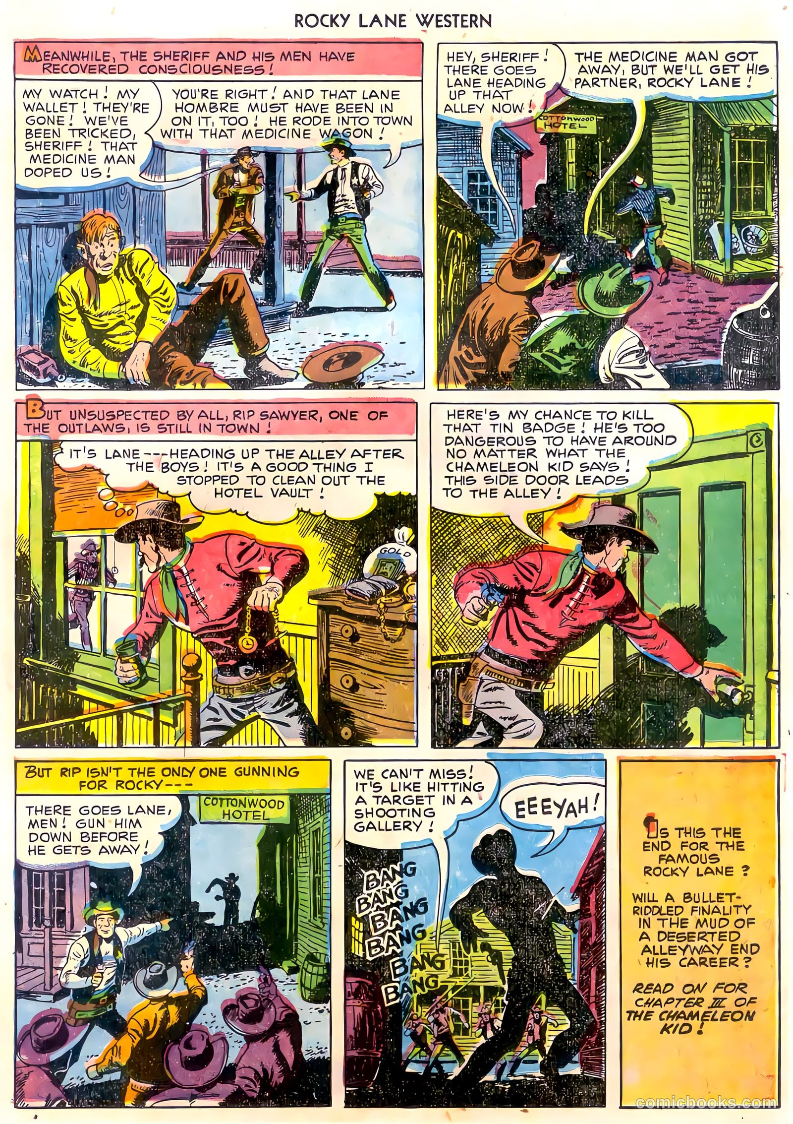 Rocky Lane Western #30 — page 21 of 36