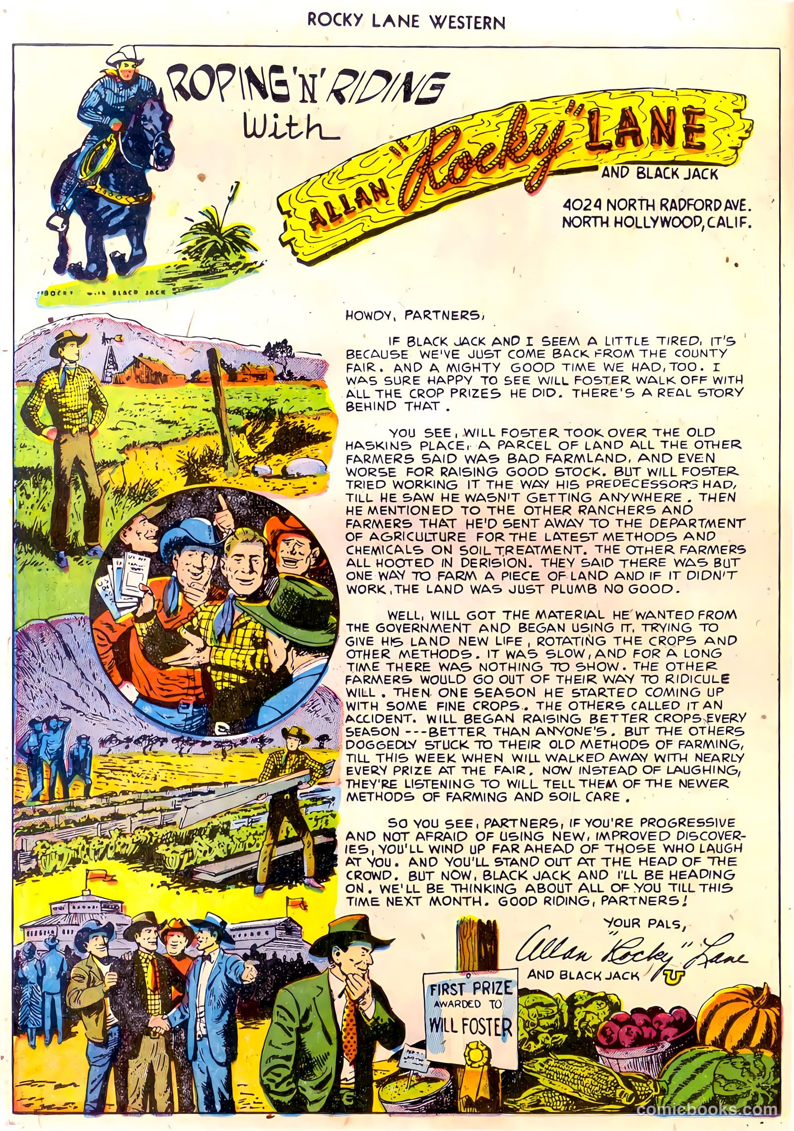 Rocky Lane Western #30 — page 22 of 36