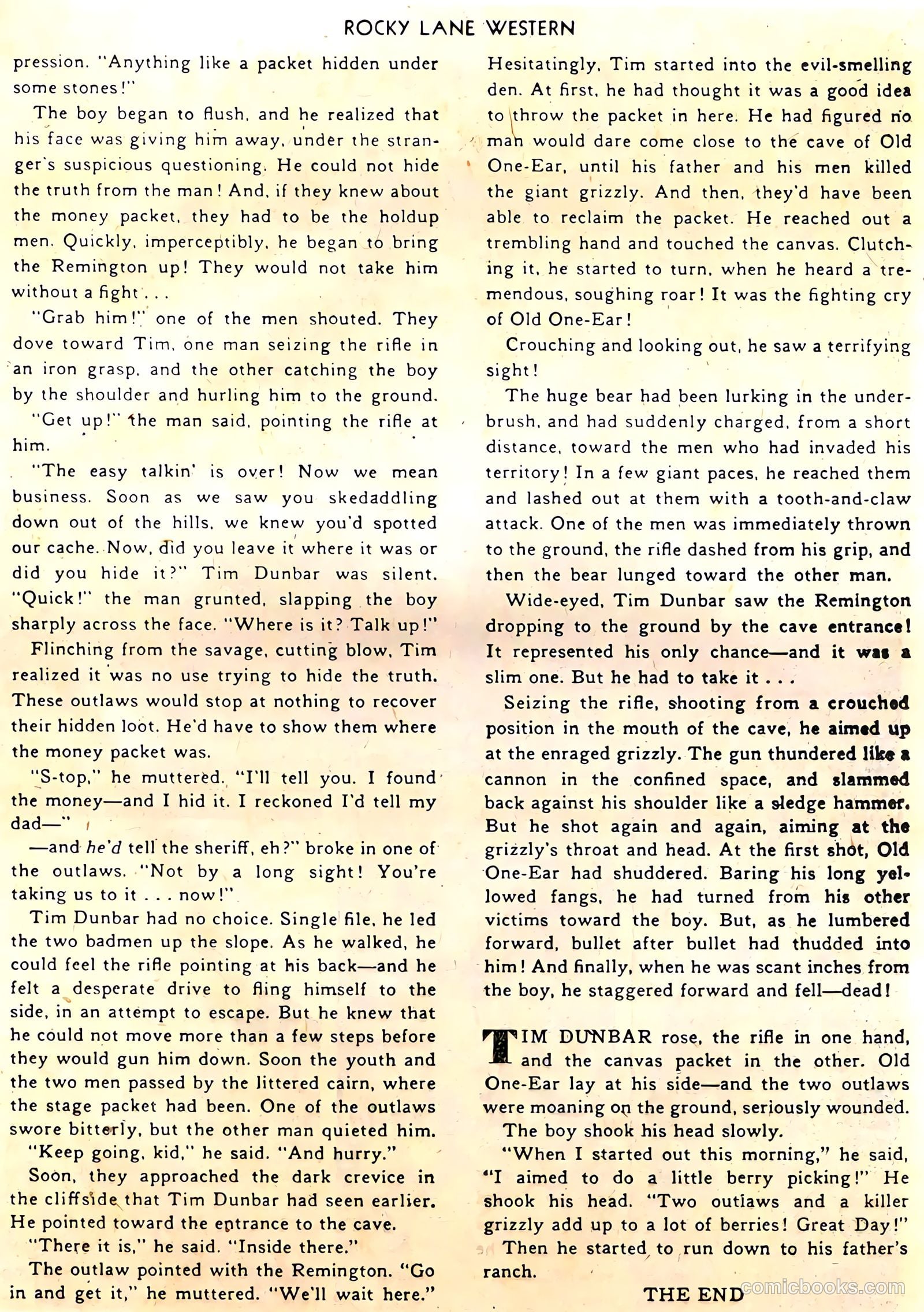 Rocky Lane Western #30 — page 25 of 36