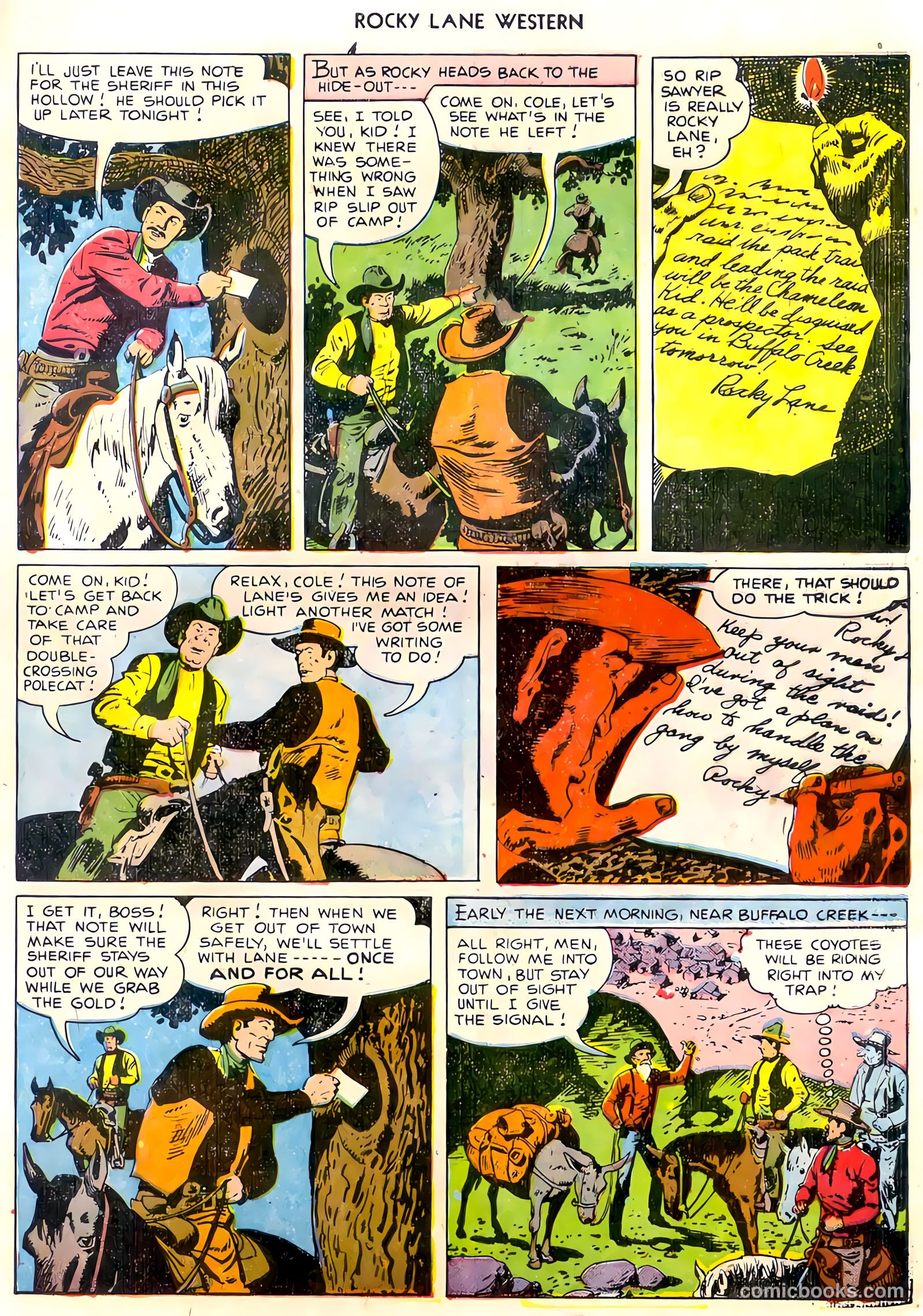Rocky Lane Western #30 — page 29 of 36