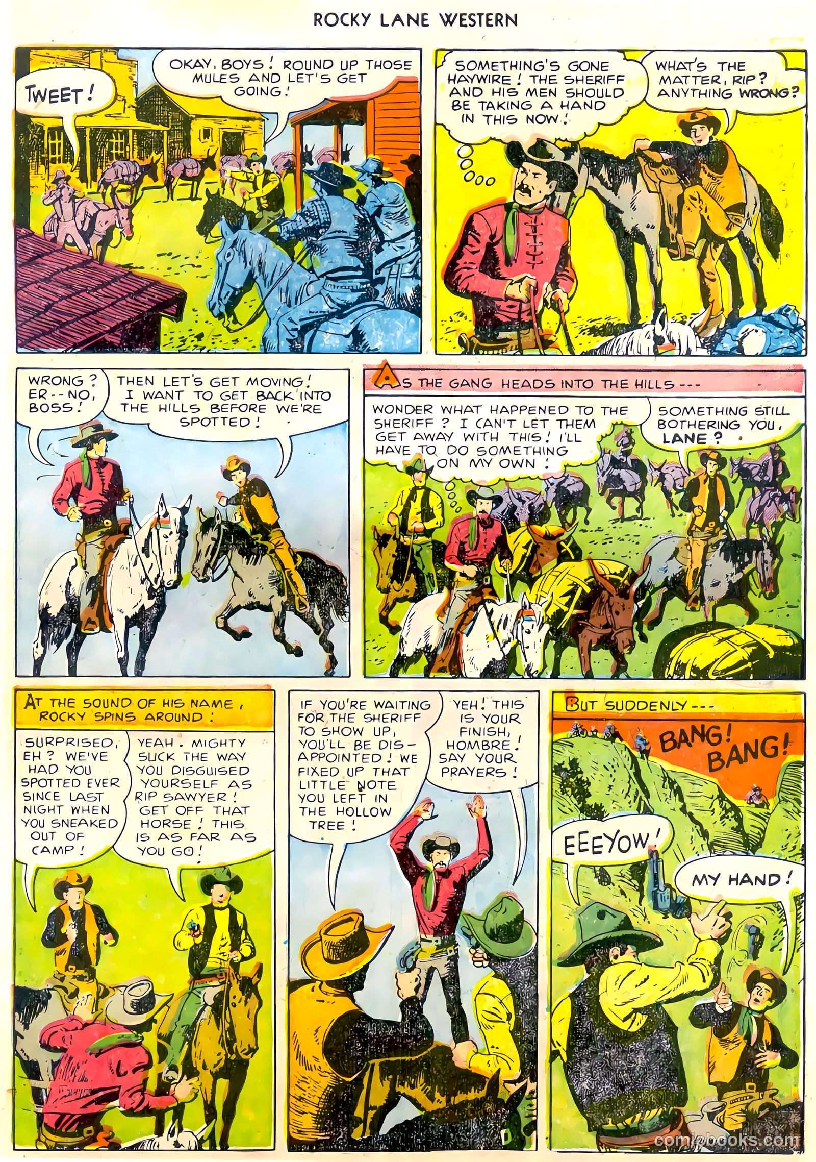 Rocky Lane Western #30 — page 31 of 36