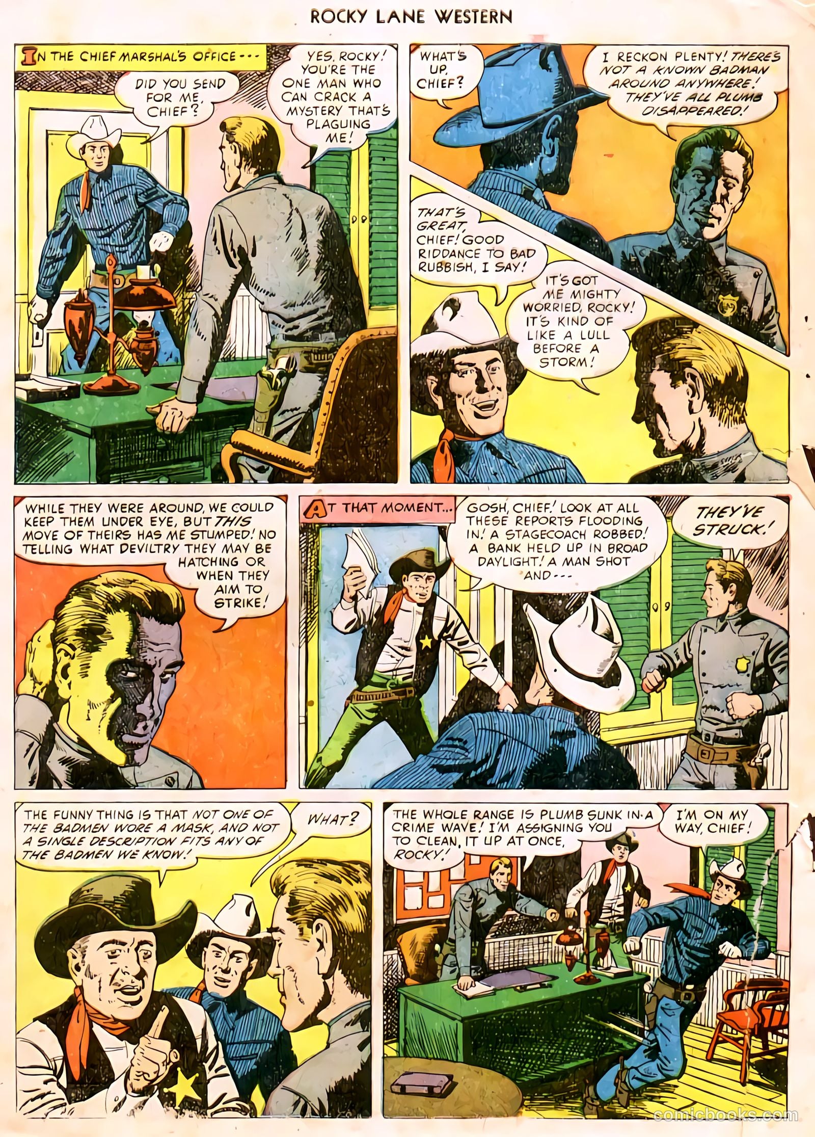 Rocky Lane Western #32 — page 3 of 33