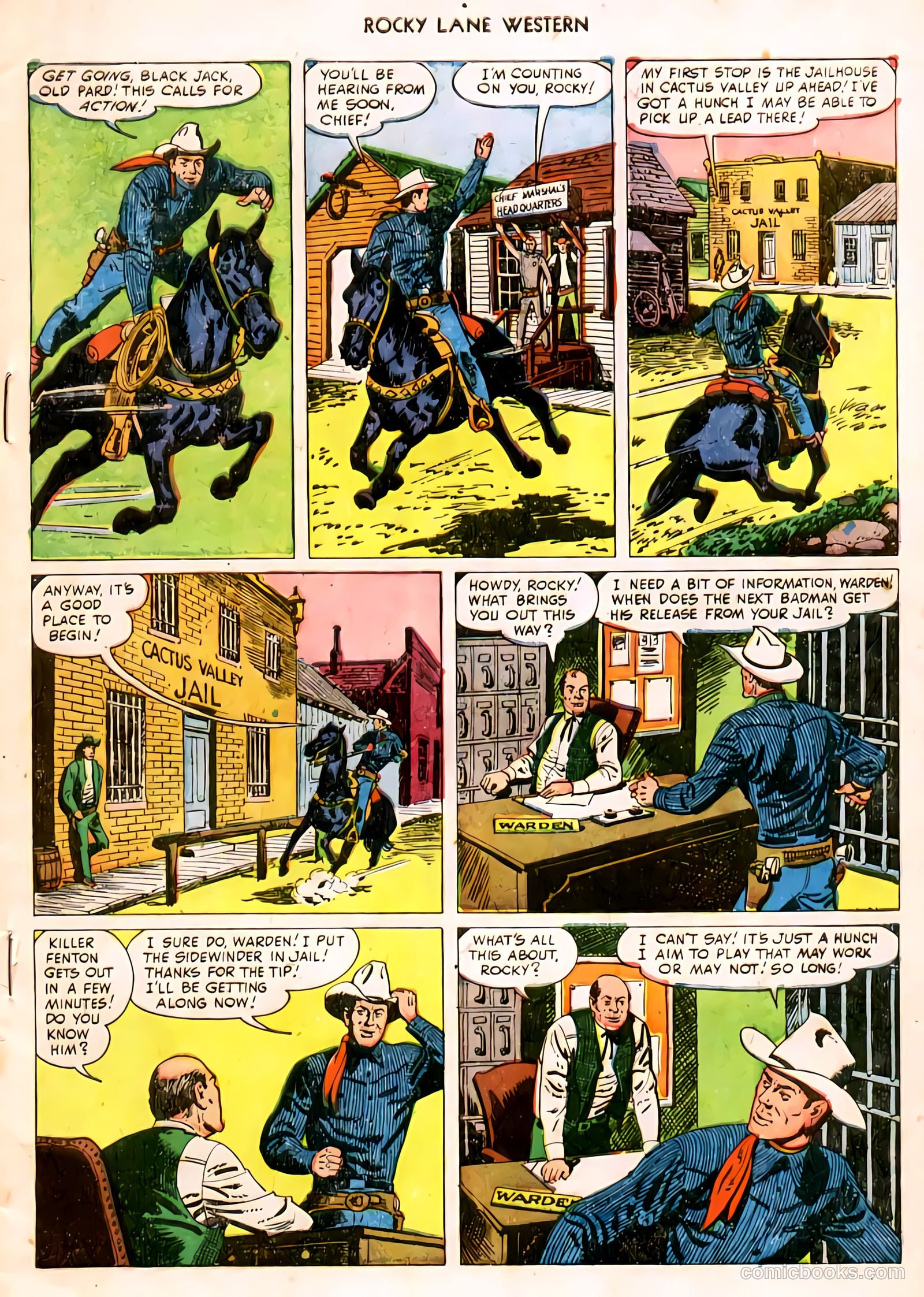 Rocky Lane Western #32 — page 4 of 33