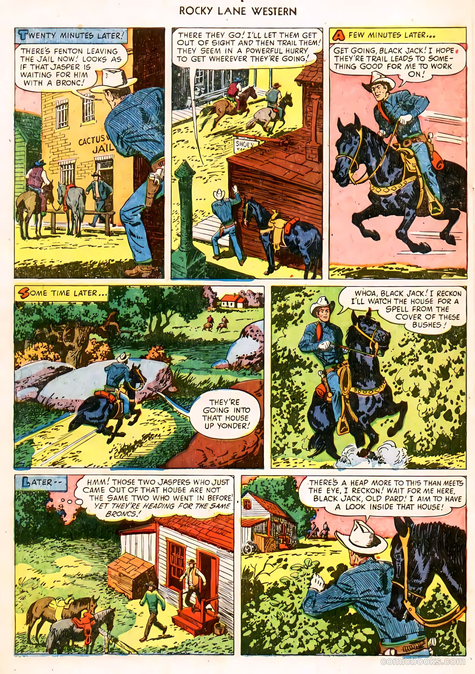 Rocky Lane Western #32 — page 5 of 33