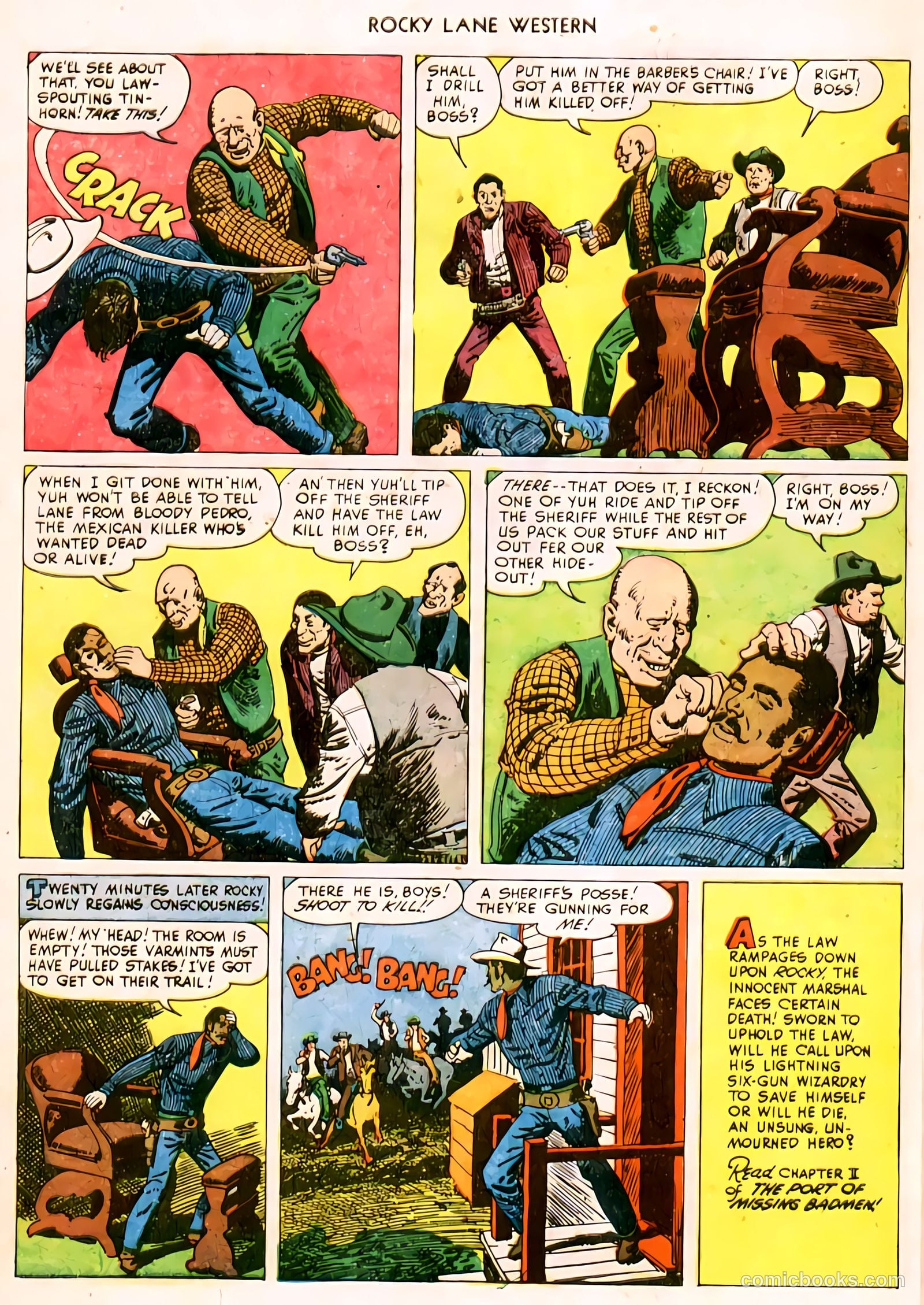 Rocky Lane Western #32 — page 7 of 33