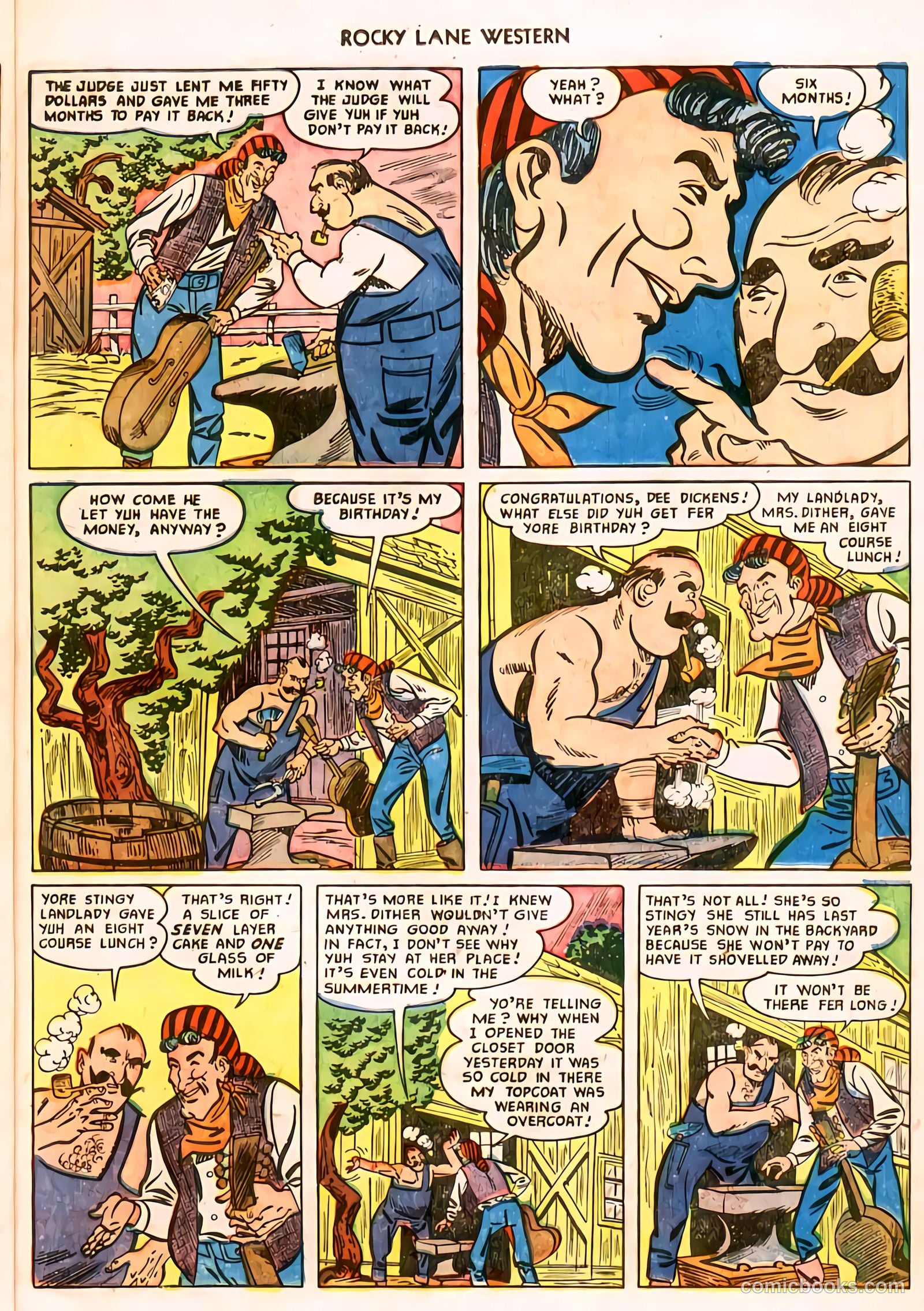 Rocky Lane Western #32 — page 10 of 33