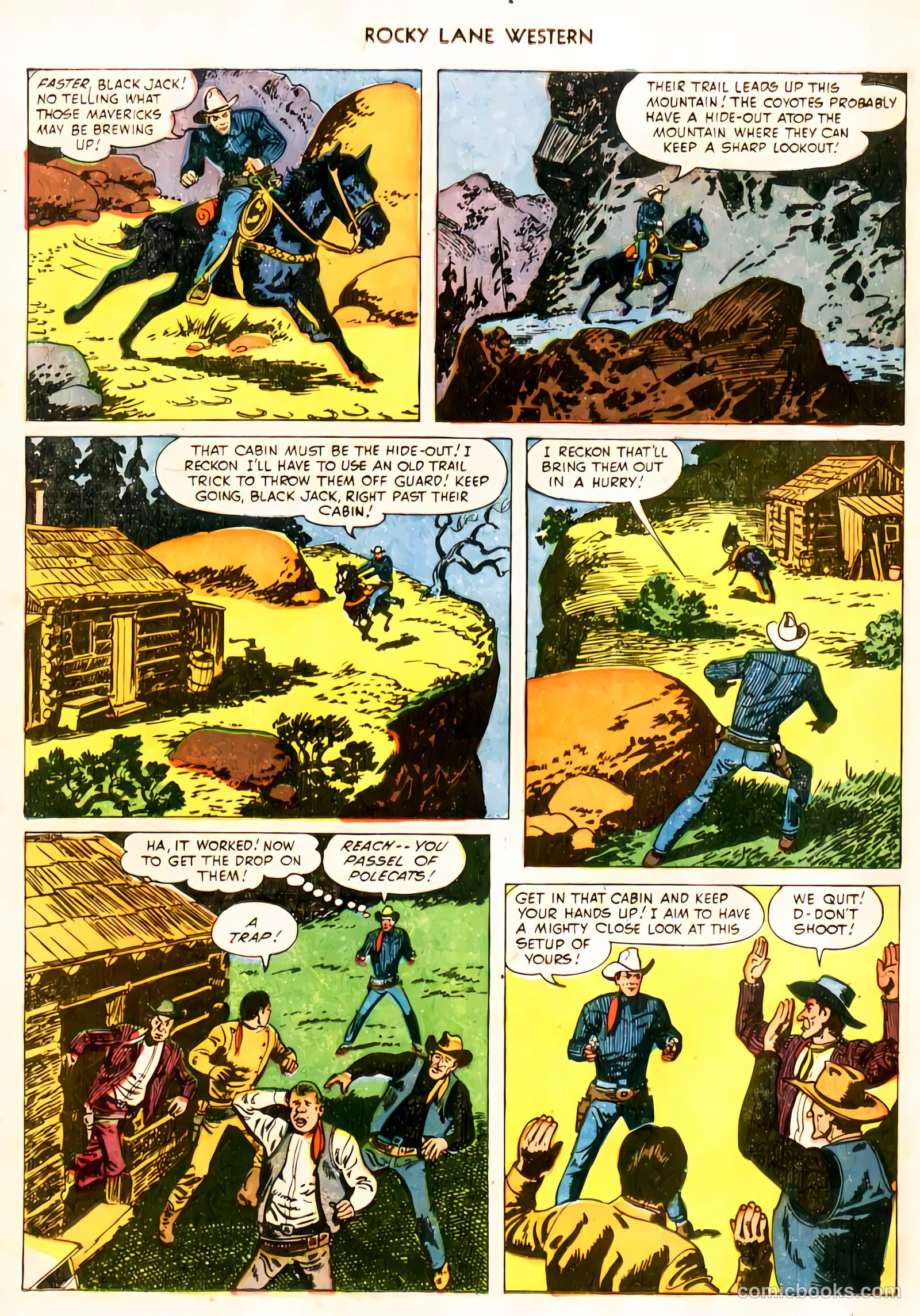 Rocky Lane Western #32 — page 15 of 33