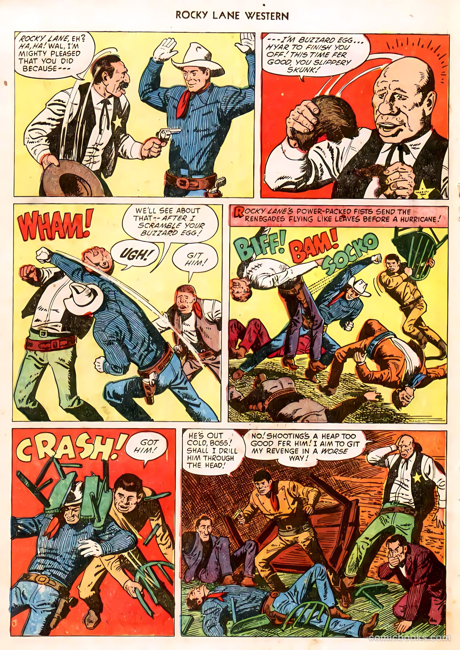 Rocky Lane Western #32 — page 17 of 33