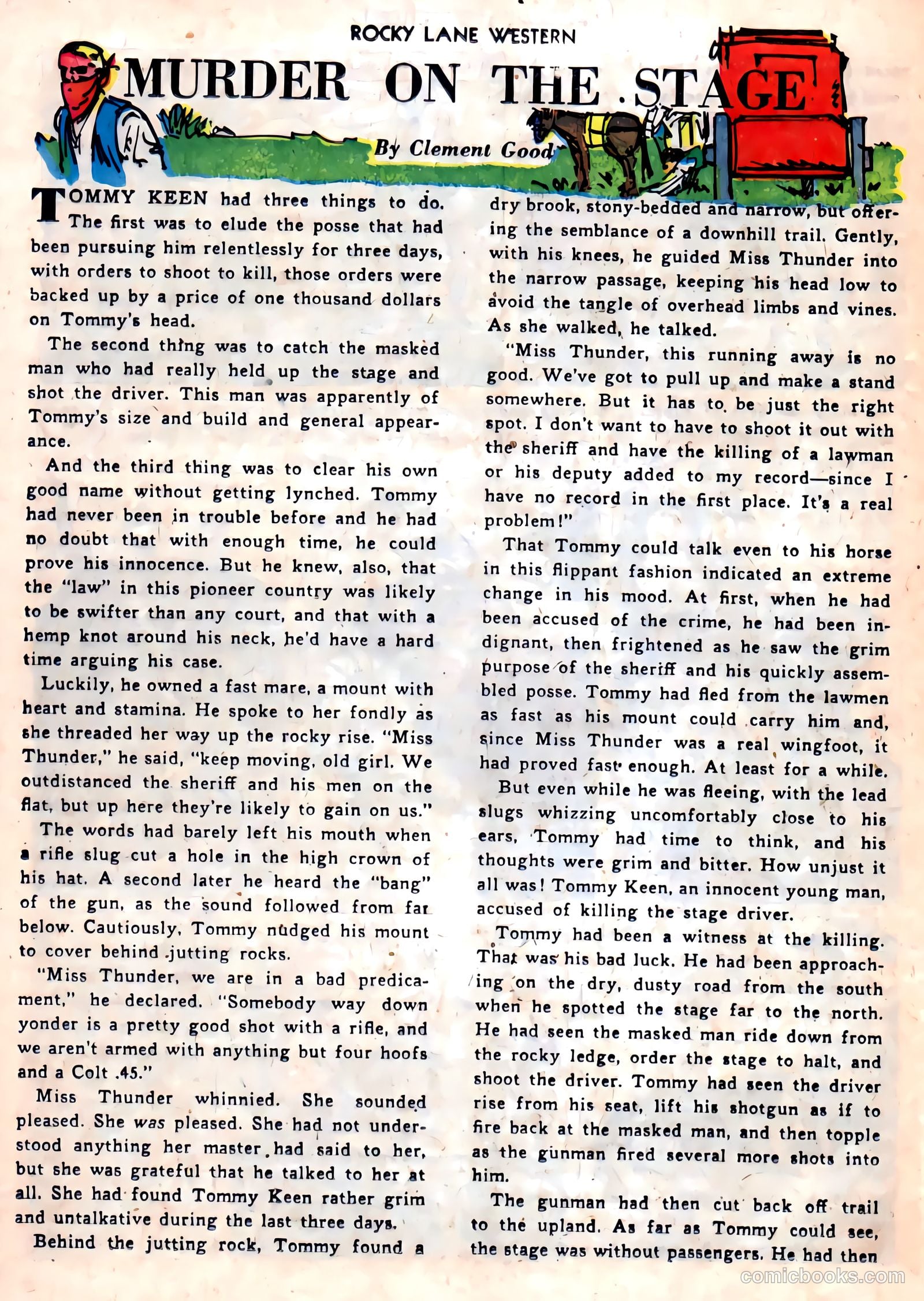 Rocky Lane Western #32 — page 19 of 33