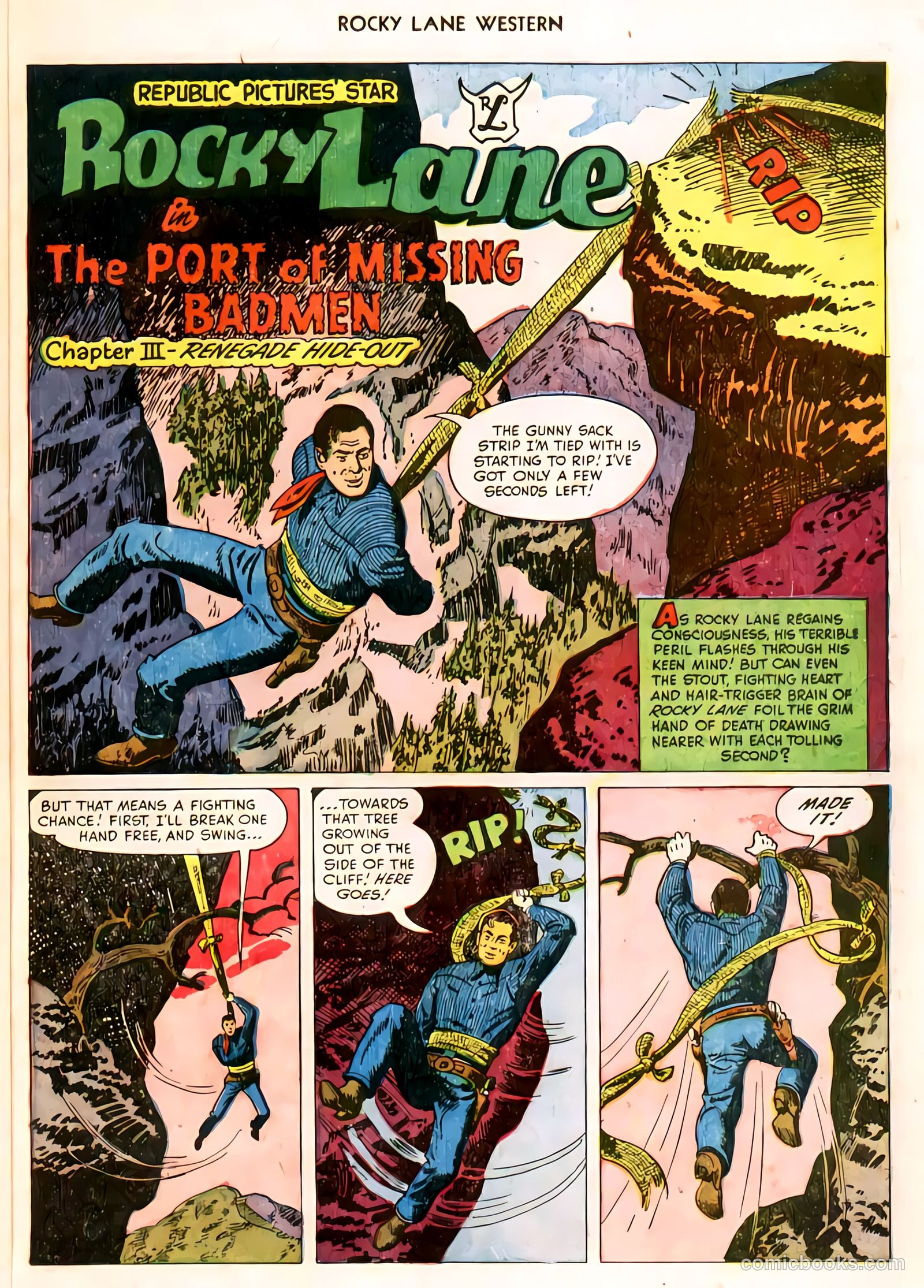 Rocky Lane Western #32 — page 22 of 33