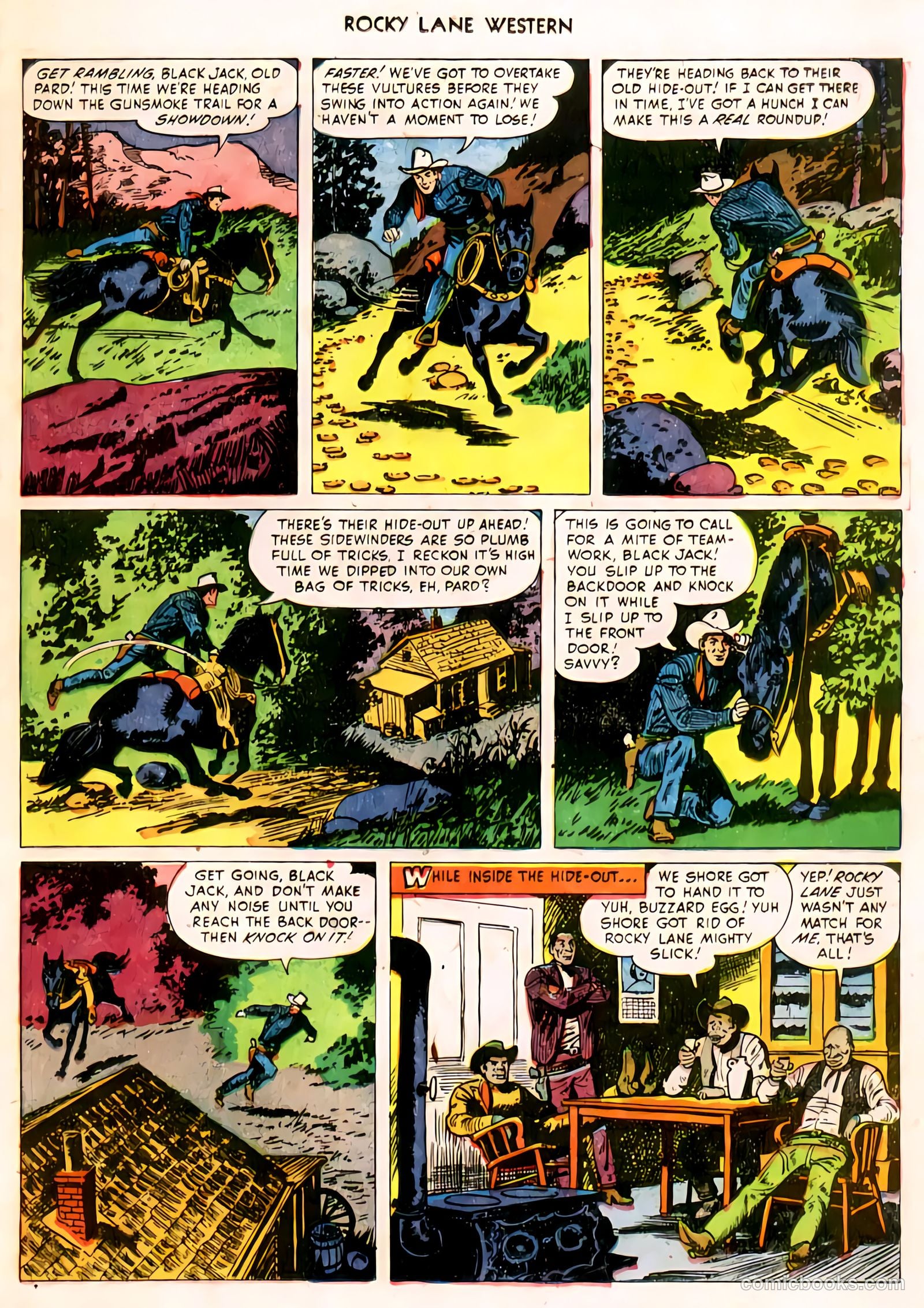Rocky Lane Western #32 — page 24 of 33