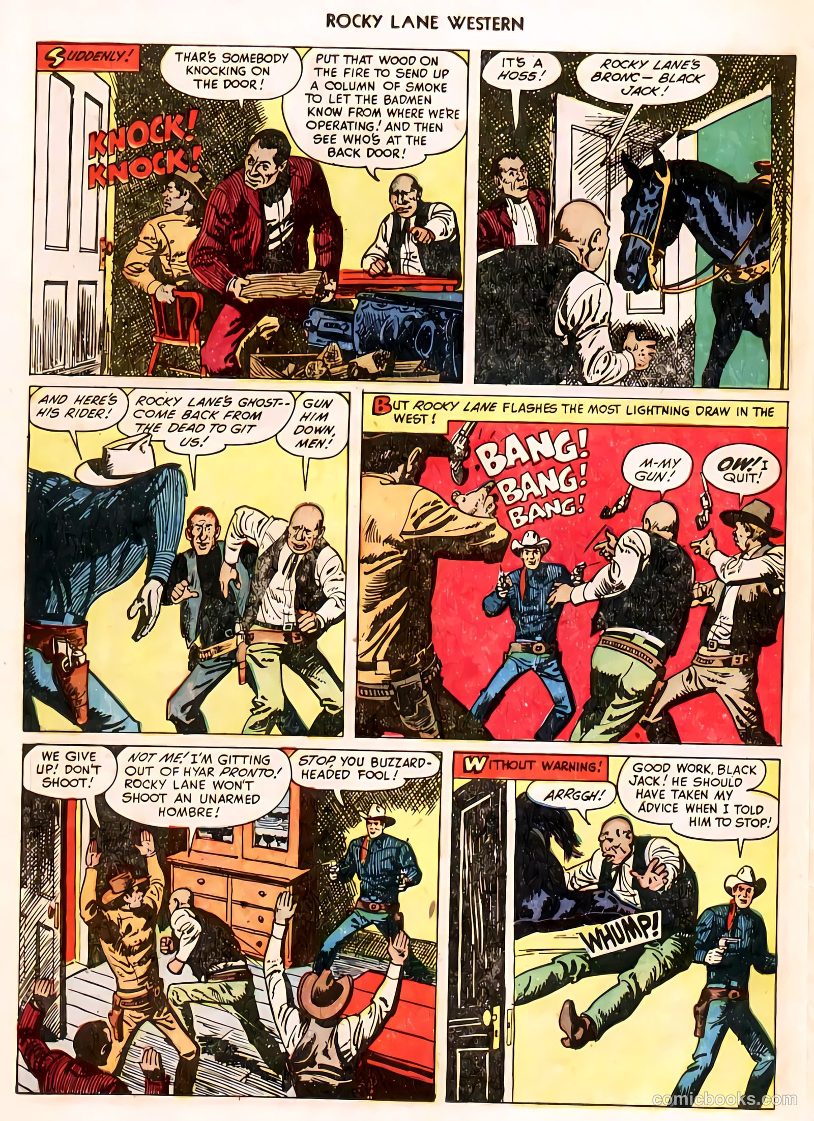 Rocky Lane Western #32 — page 25 of 33
