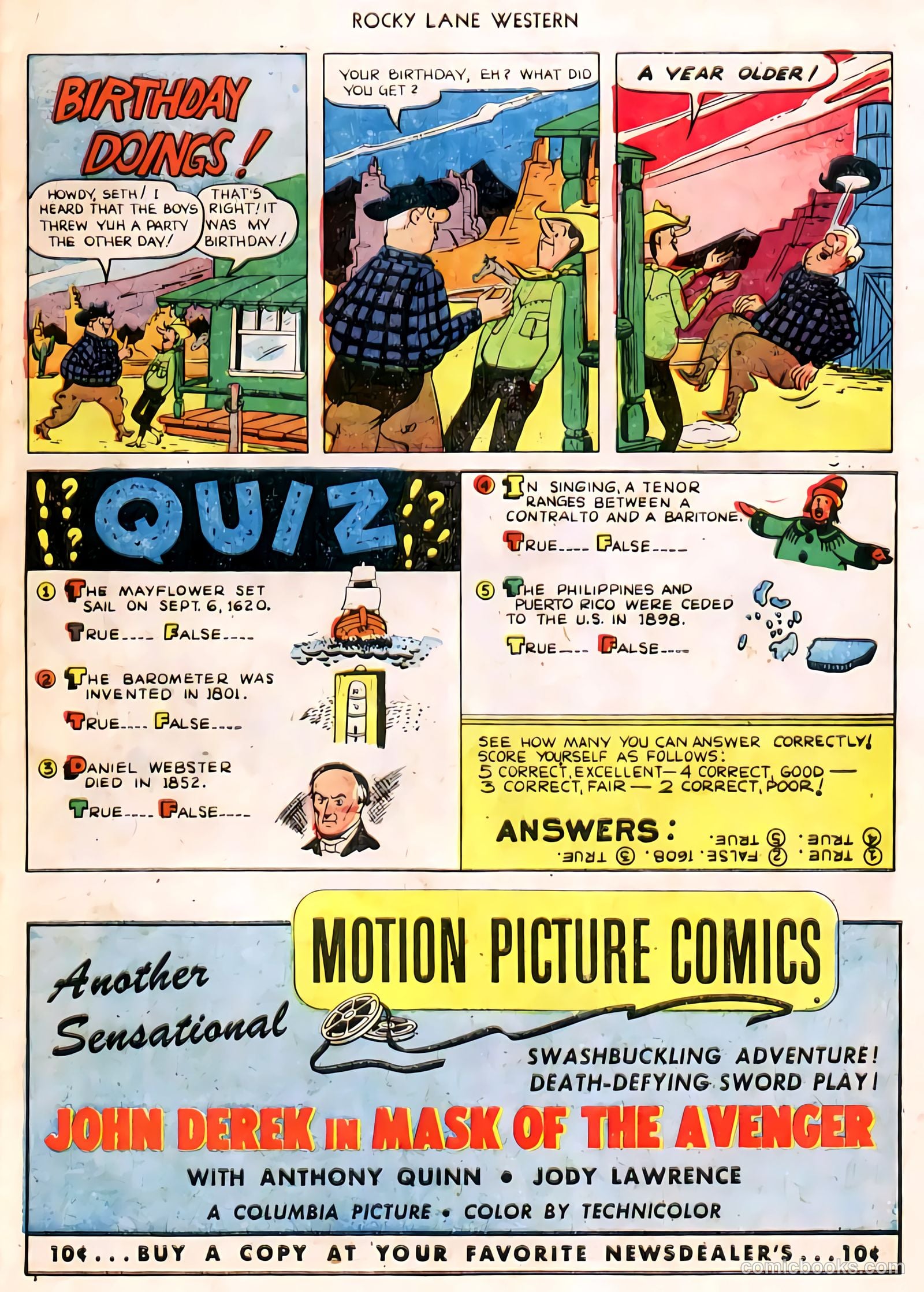 Rocky Lane Western #32 — page 28 of 33