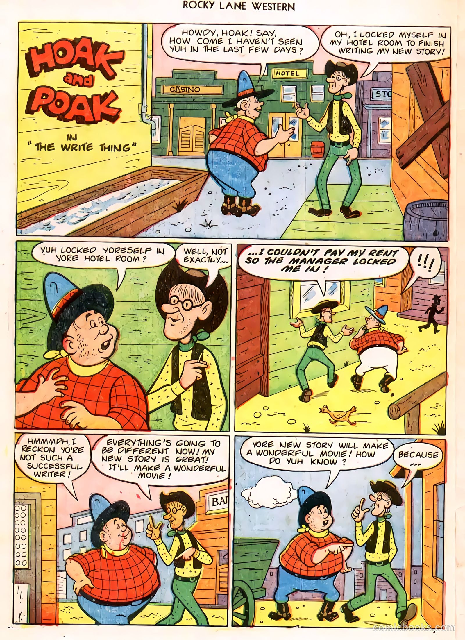 Rocky Lane Western #32 — page 29 of 33