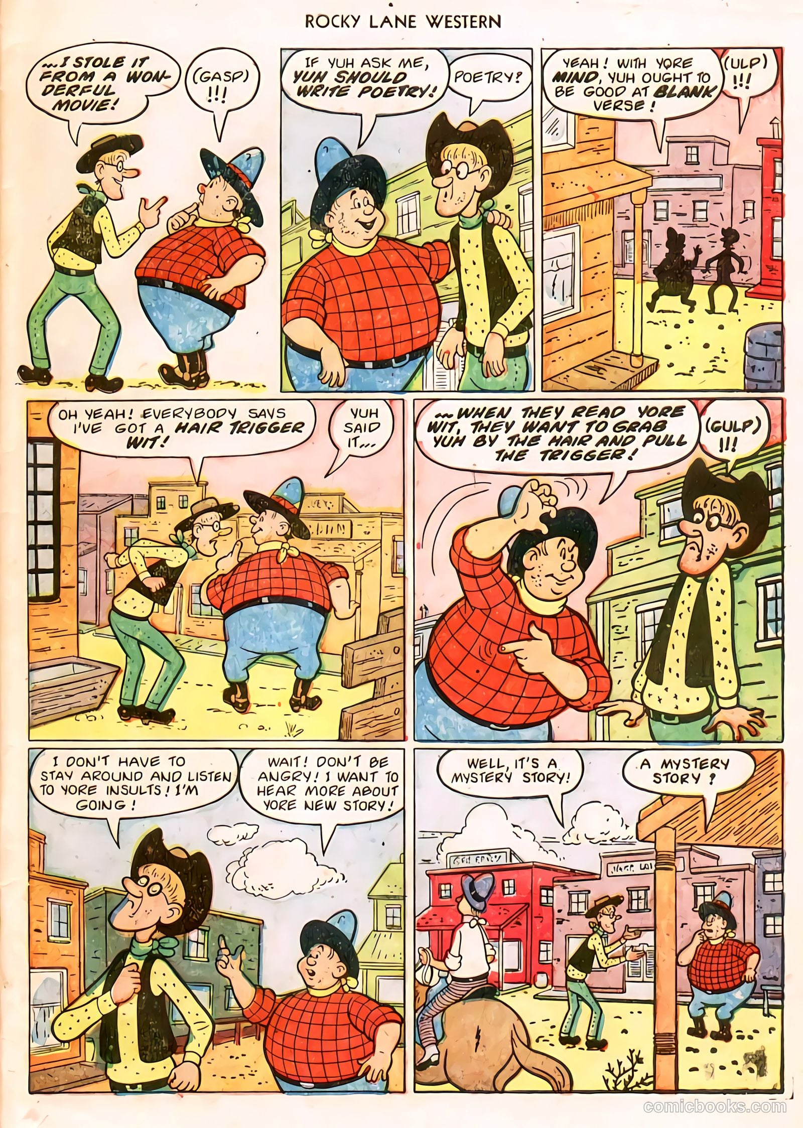 Rocky Lane Western #32 — page 30 of 33