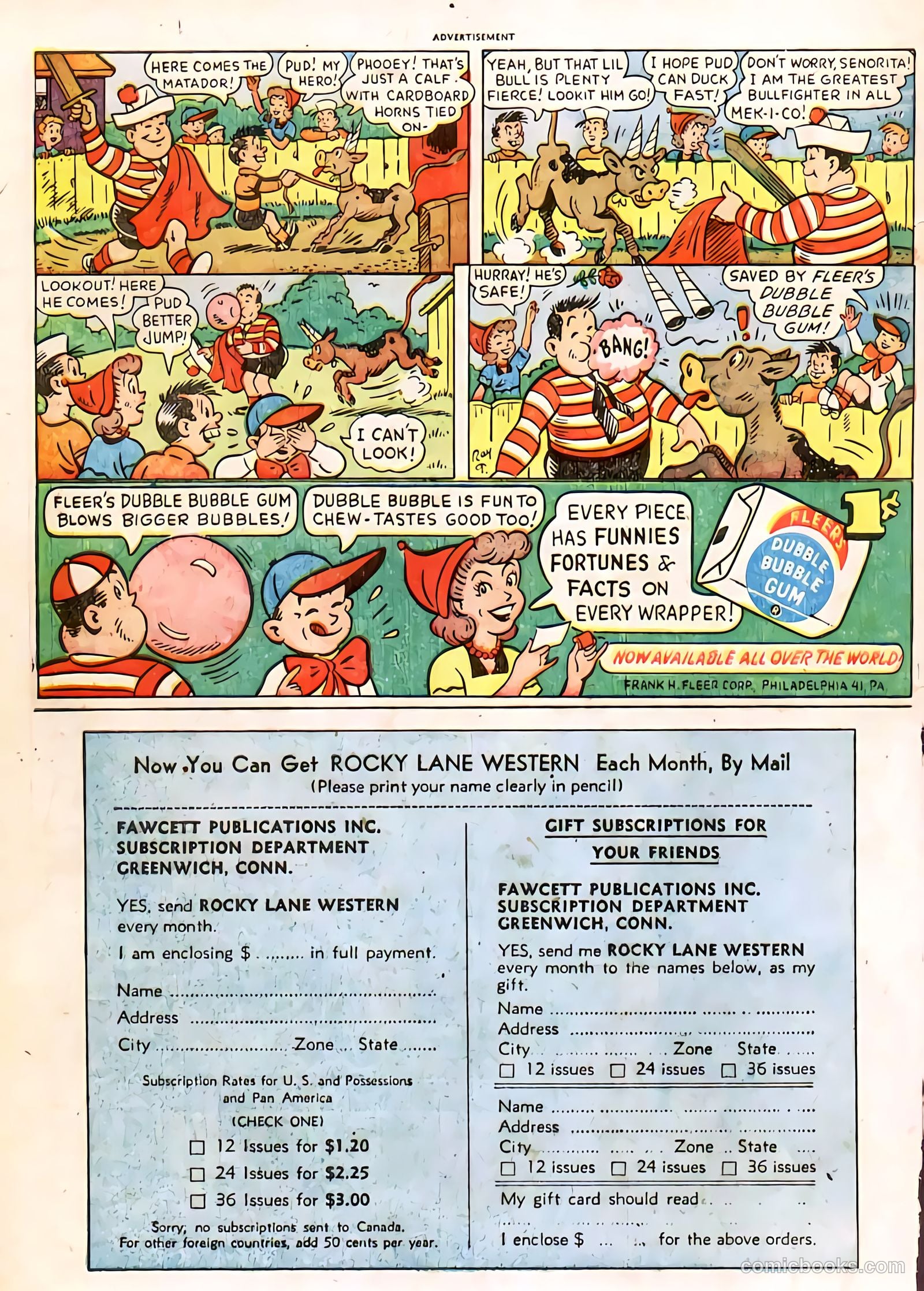 Rocky Lane Western #32 — page 33 of 33
