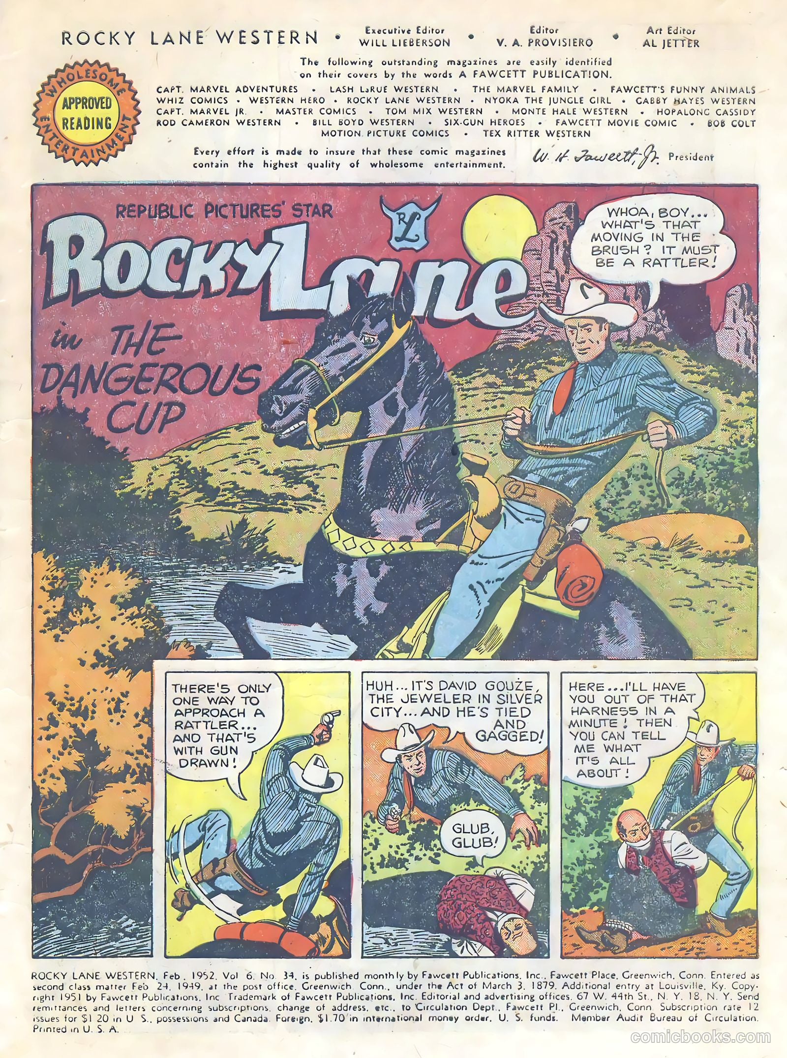 Rocky Lane Western #34 — page 2 of 33