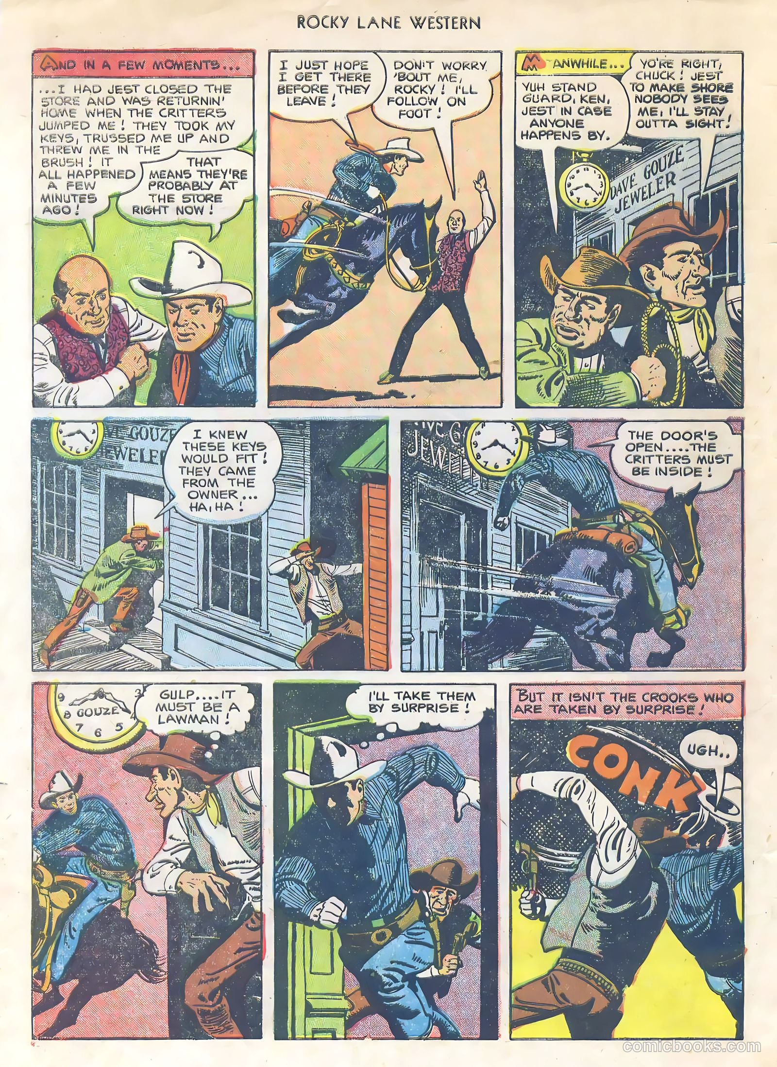 Rocky Lane Western #34 — page 3 of 33