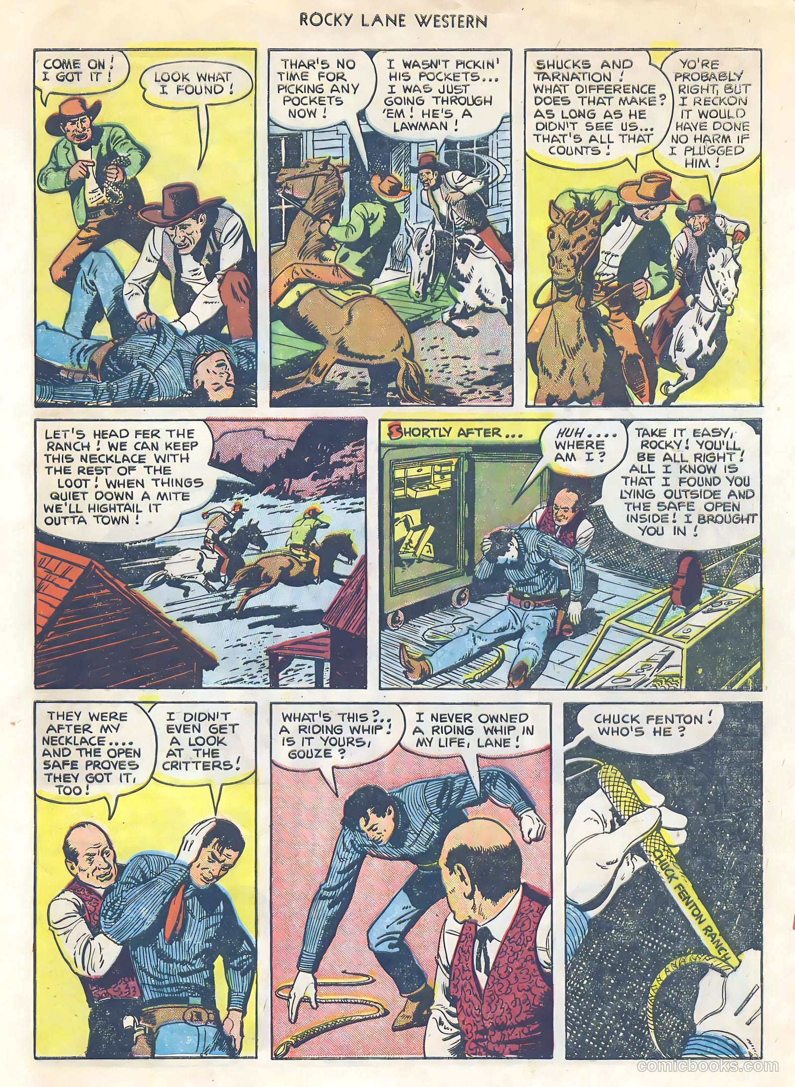 Rocky Lane Western #34 — page 4 of 33