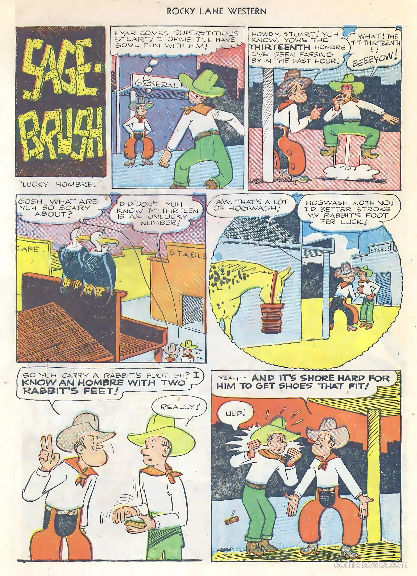 Rocky Lane Western #34 — page 9 of 33