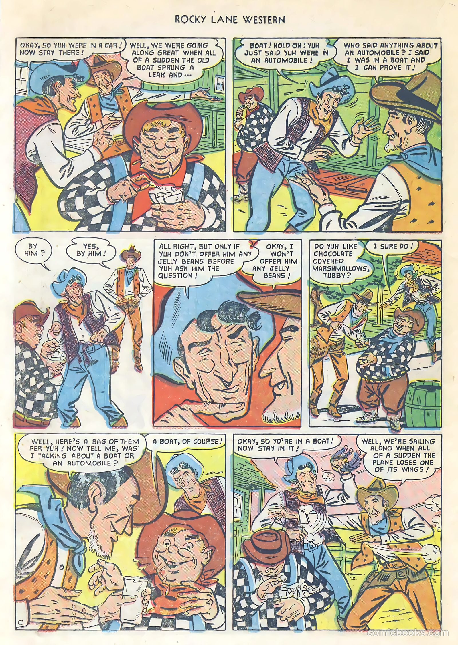 Rocky Lane Western #34 — page 13 of 33