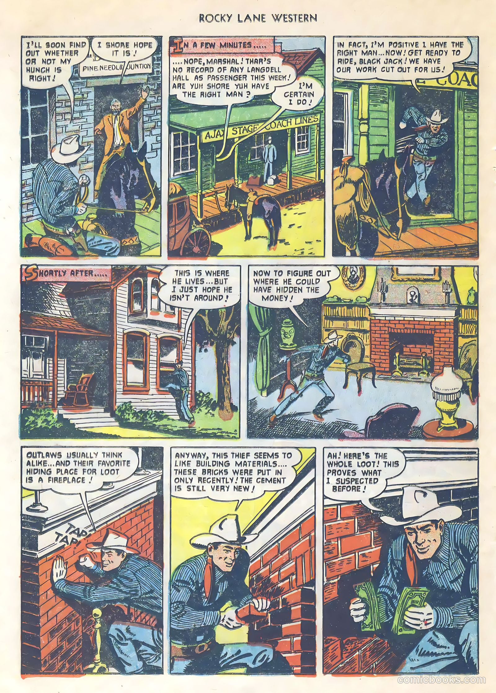 Rocky Lane Western #34 — page 19 of 33