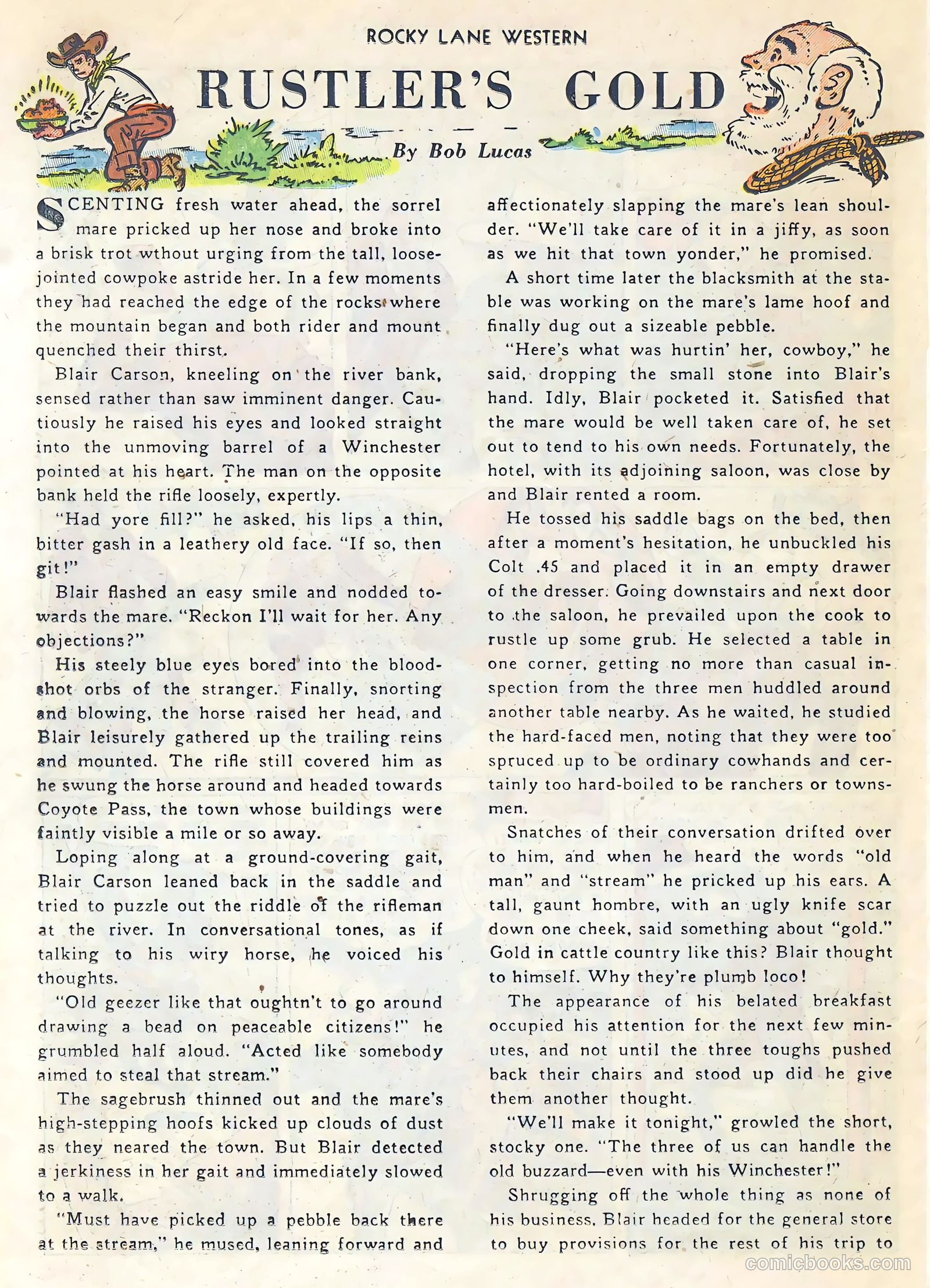Rocky Lane Western #34 — page 21 of 33