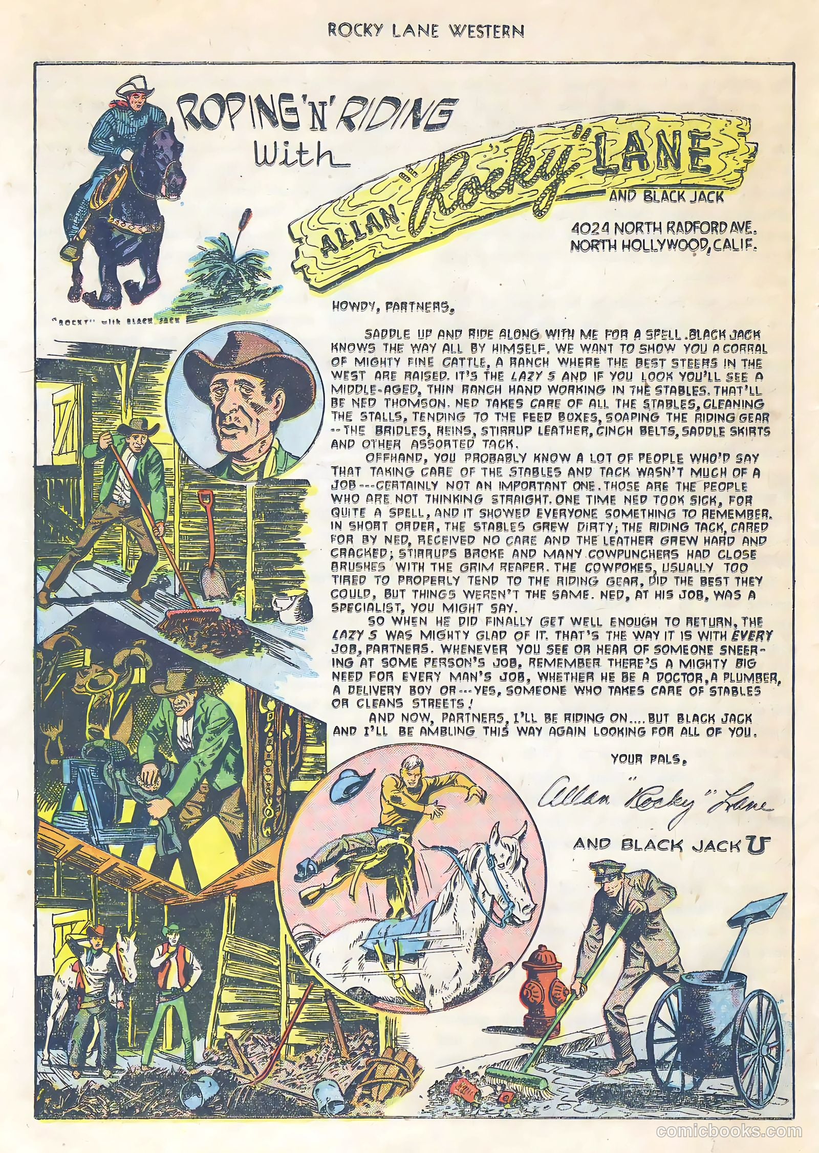 Rocky Lane Western #34 — page 23 of 33