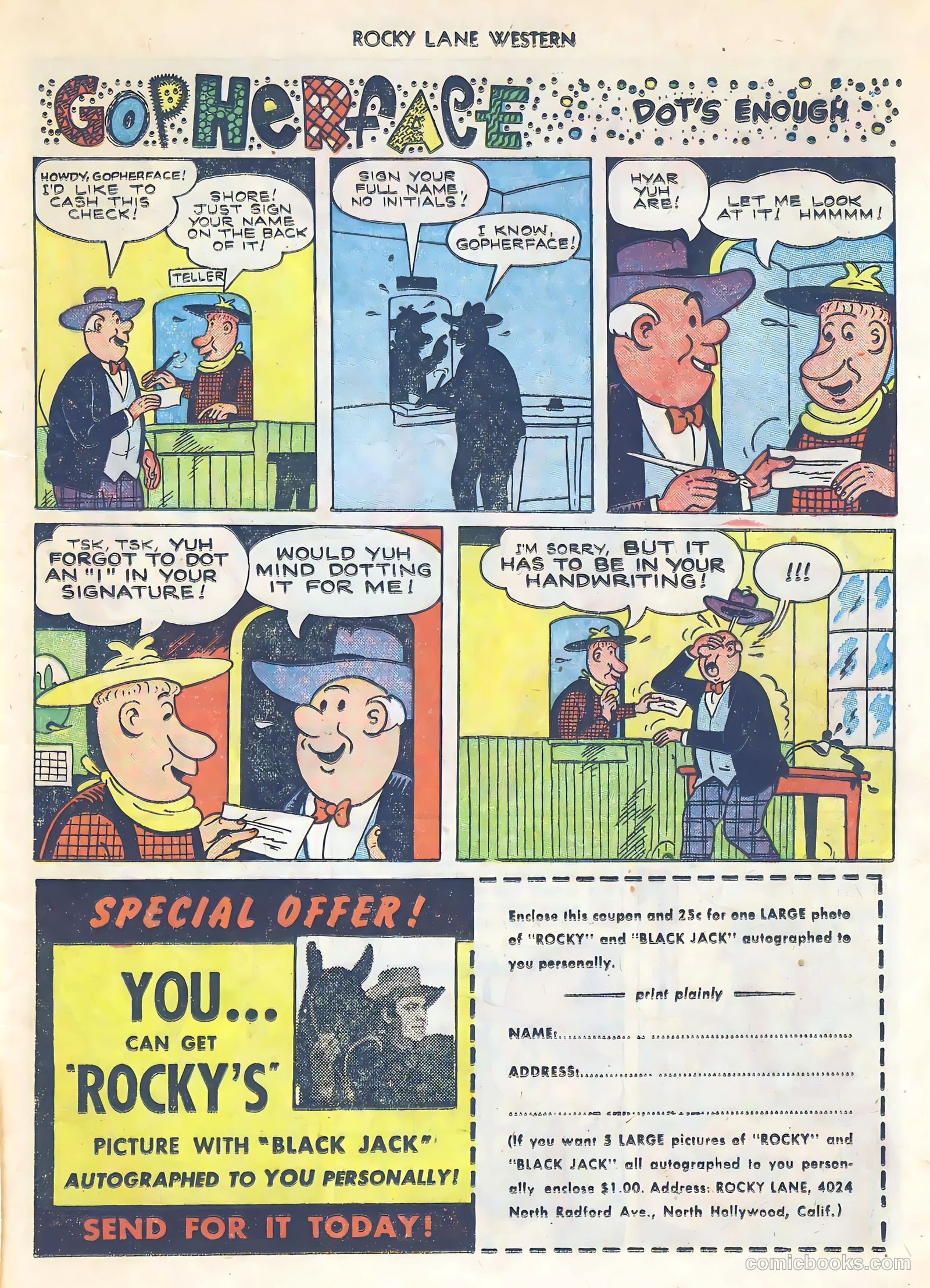 Rocky Lane Western #34 — page 24 of 33